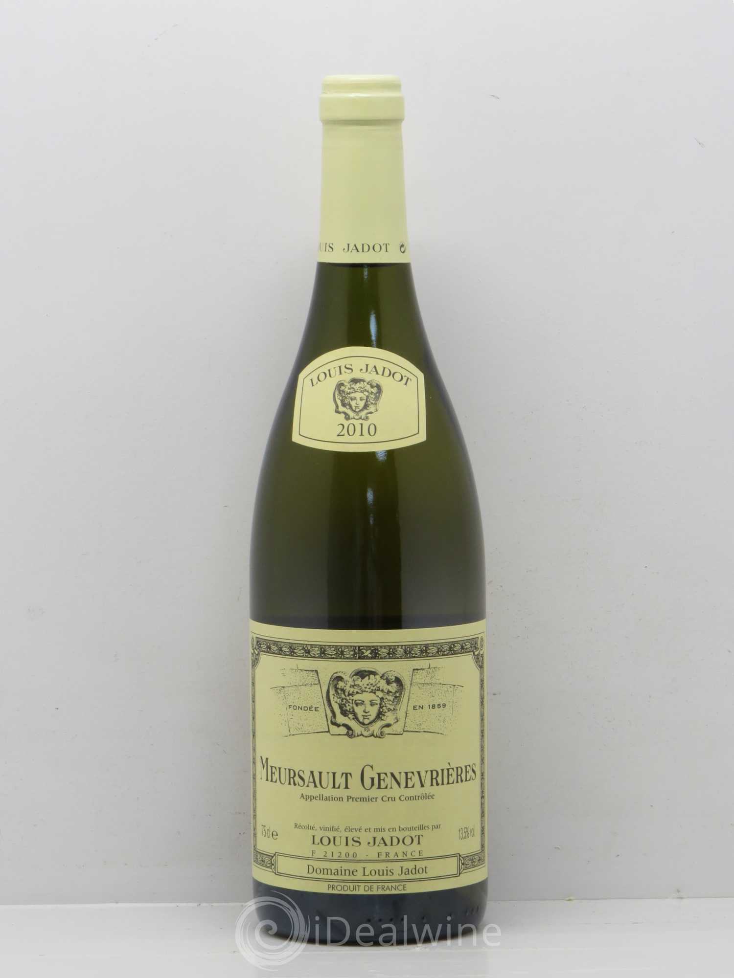 Meursault 1er Cru Meursault-Genevrières Louis Jadot 2010 - Posten von 1 Flasche - 0
