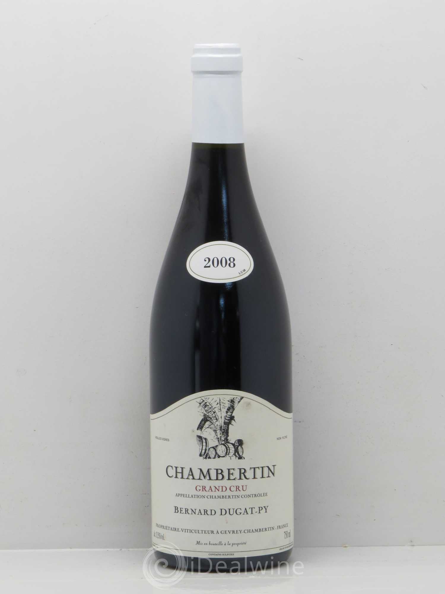 Chambertin Grand Cru Vieilles Vignes Dugat-Py Vieilles vignes 2008 - Lot de 1 bouteille - 0