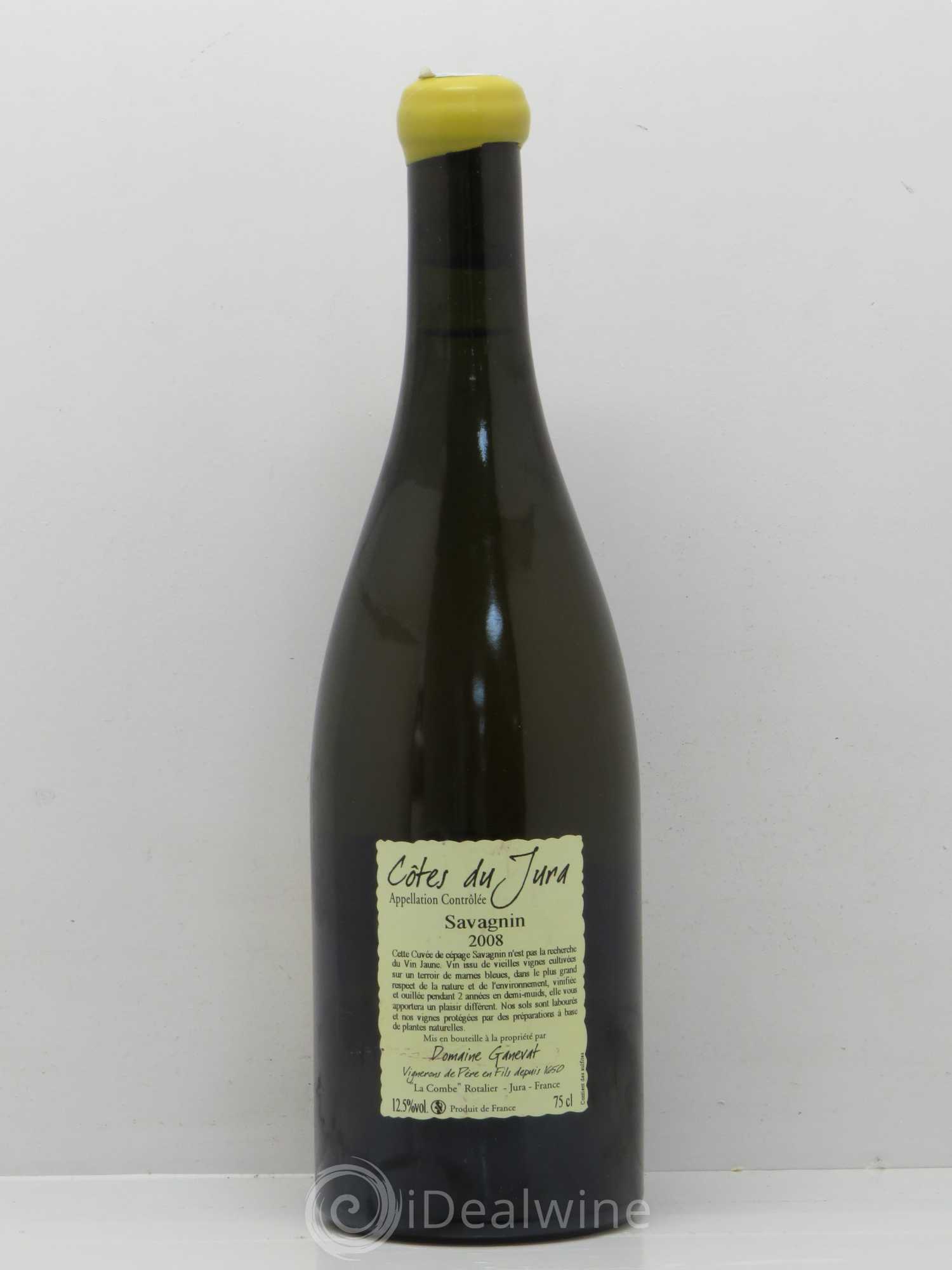 Côtes du Jura Les Chalasses Marnes Bleues Jean-François Ganevat (Domaine) 2008 - Lot de 1 bouteille - 1