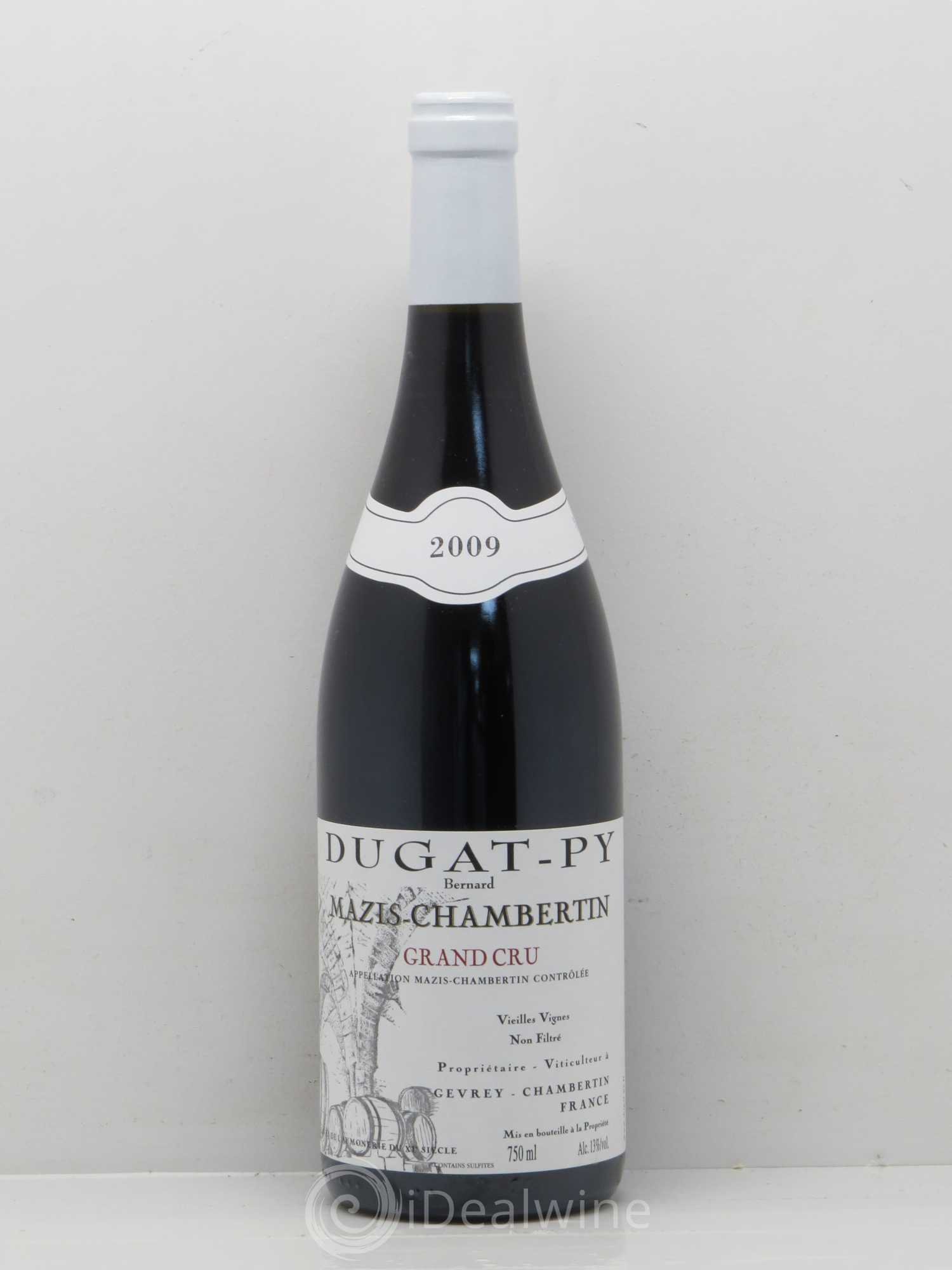 Mazis-Chambertin Grand Cru Vieilles Vignes Dugat-Py 2009 - Lot de 1 bouteille - 0