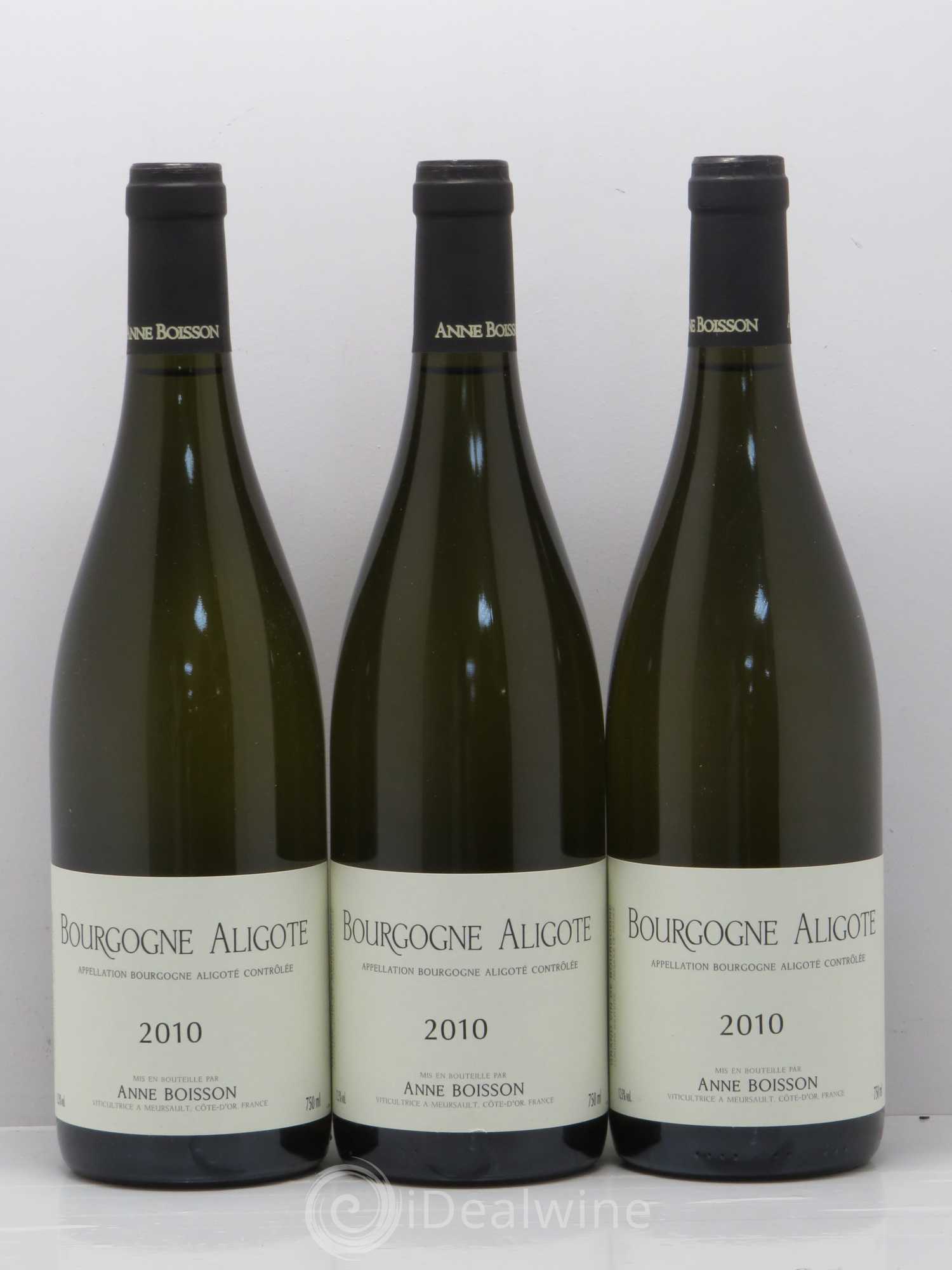 Bourgogne Aligoté Anne Boisson 2010 - Lot de 3 bouteilles - 0