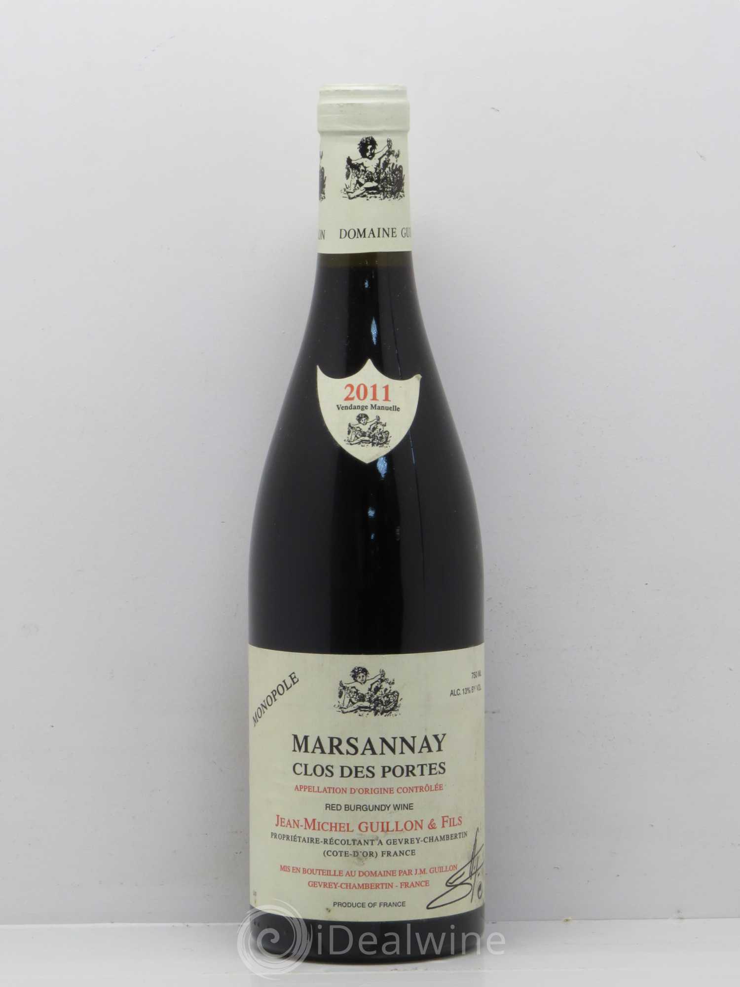 Marsannay Clos des Portes Jean-Michel Guillon 2011 - Posten von 1 Flasche - 0