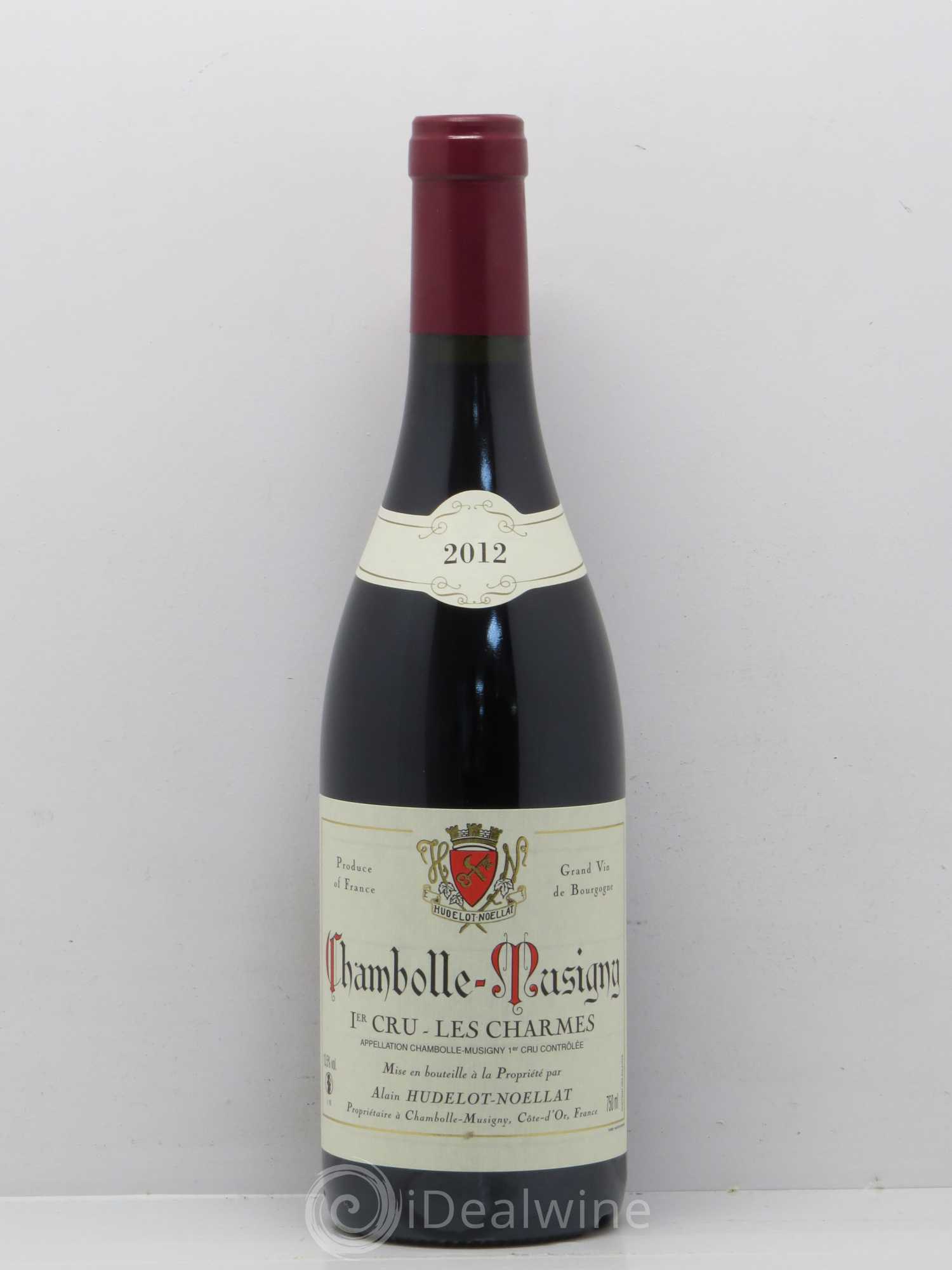 Chambolle-Musigny 1er Cru Les Charmes Hudelot-Noëllat 2012 - Lot de 1 bouteille - 0