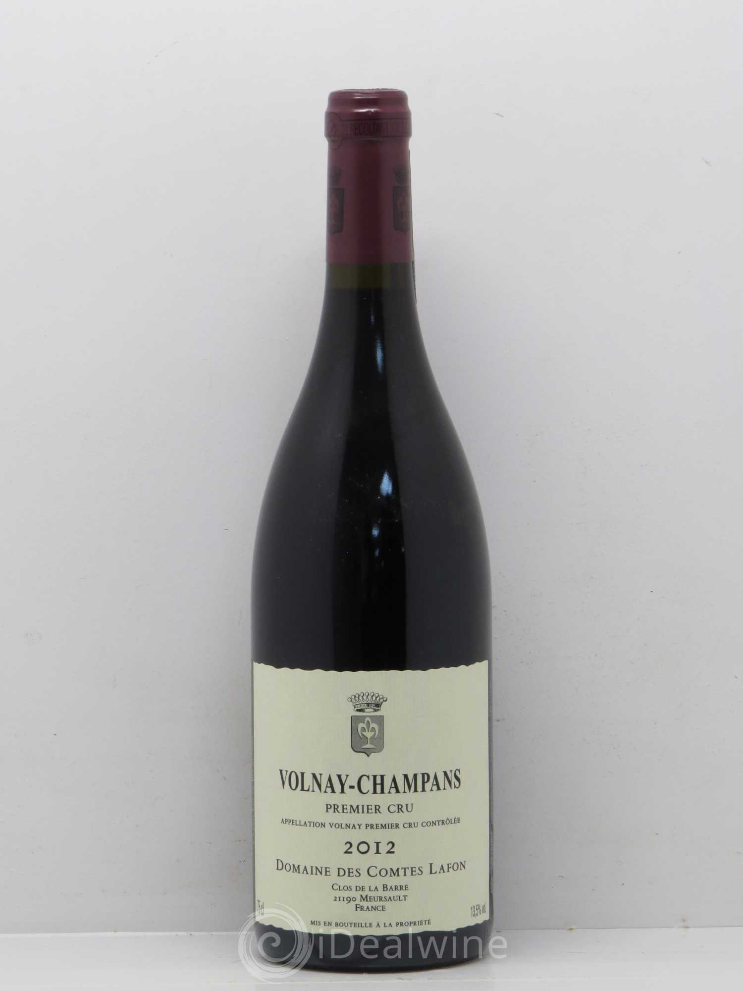 Volnay 1er Cru Champans Comtes Lafon (Domaine des) 2012 - Lot de 1 bouteille - 0