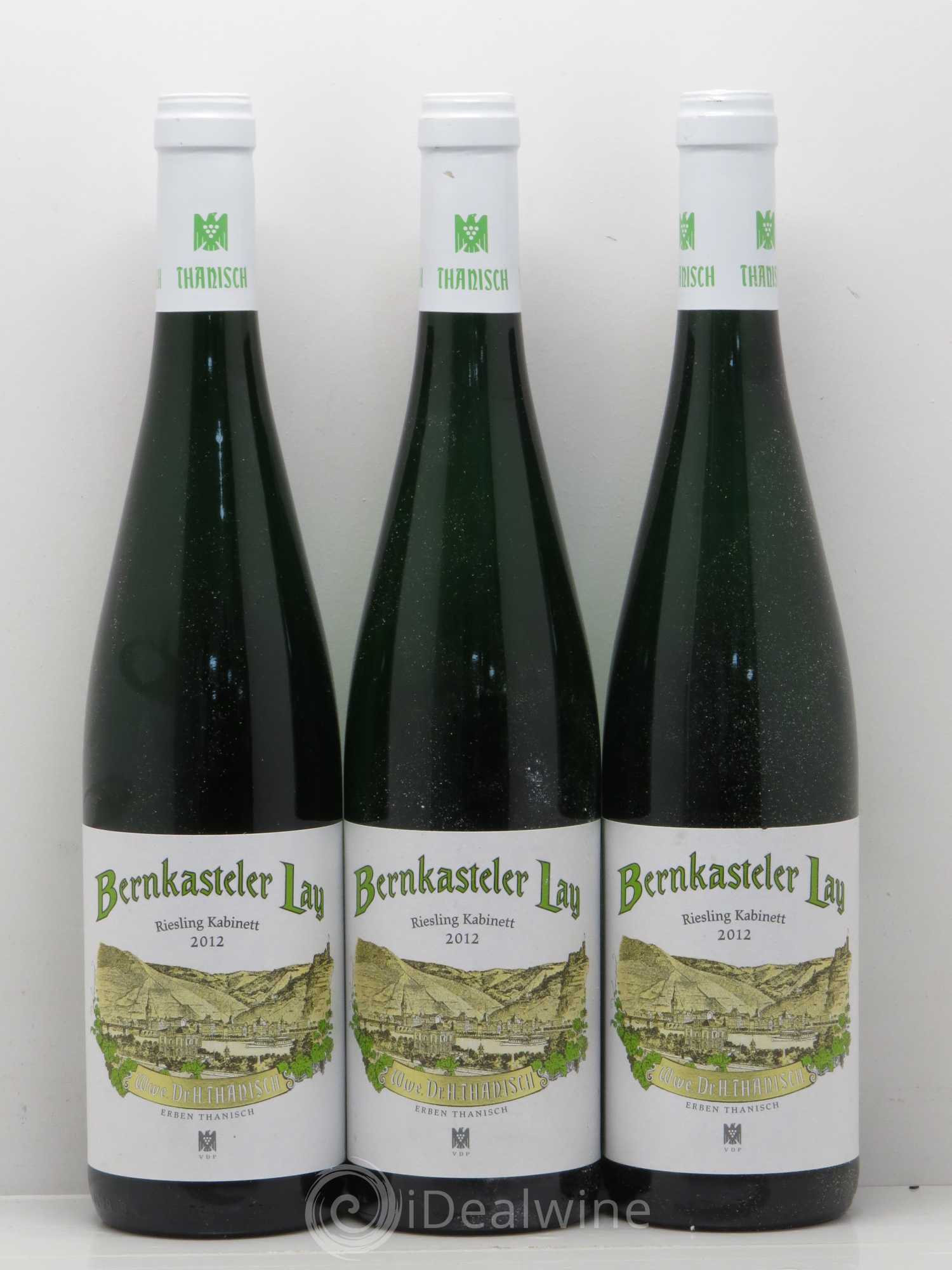 Allemagne Rheingau Bernkasteler Lay Riesling Kabinett Wwe Dr. H. Thanisch 2012 - Posten von 3 Flaschen - 0