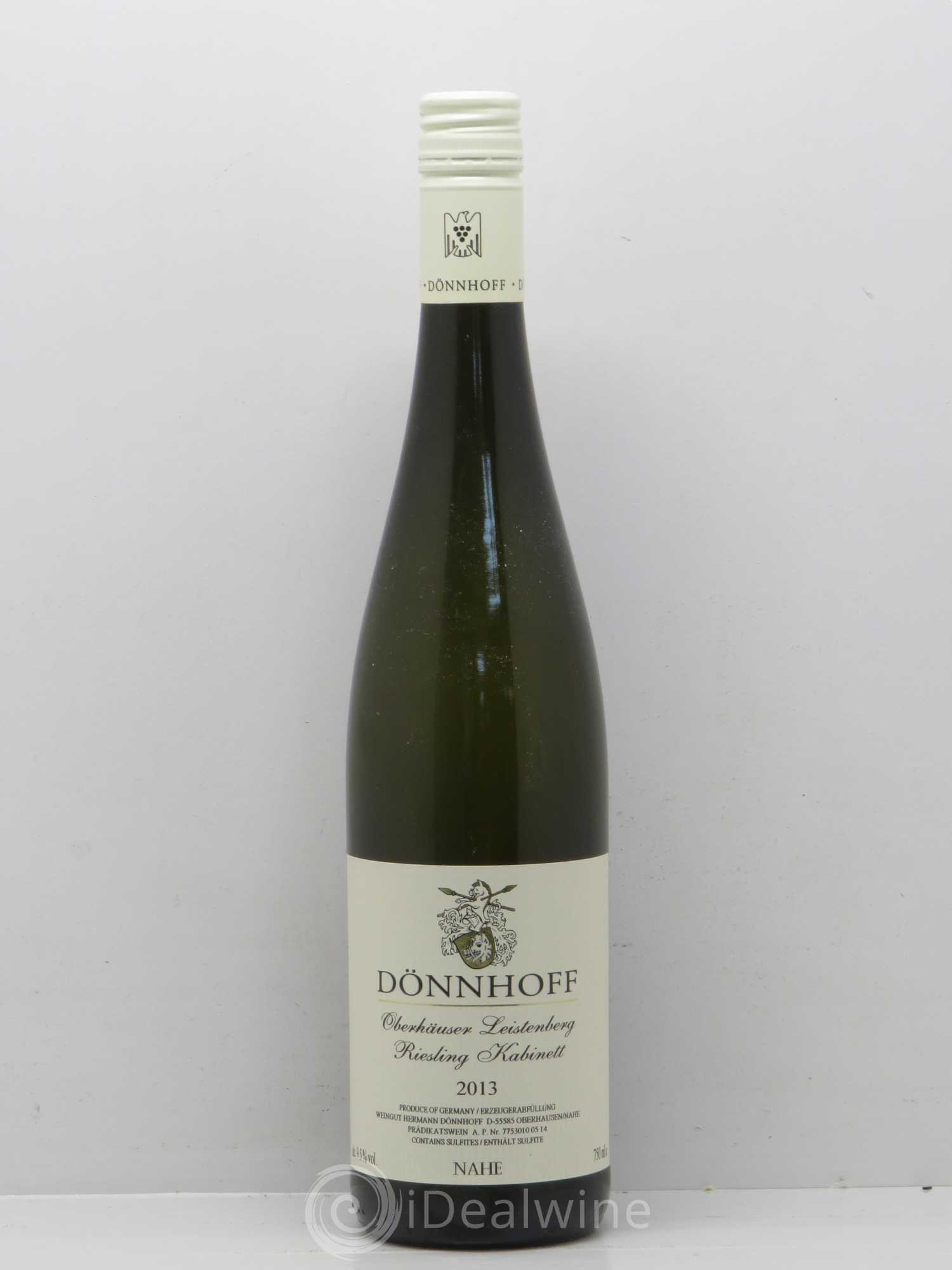 Riesling Nahe Leistenberg Riesling Kabinett Dönnhoff 2013 - Lotto di 1 bottiglia - 0