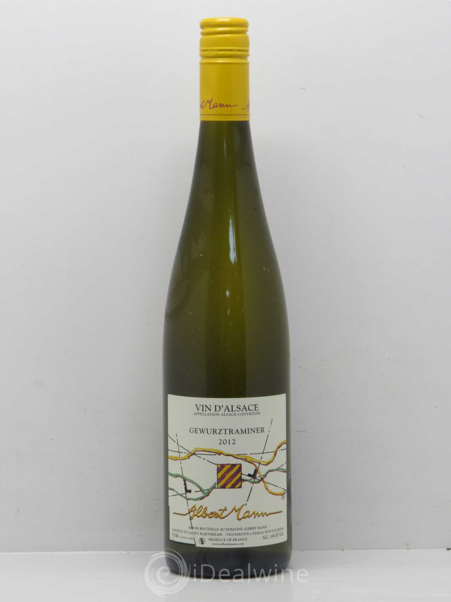 Gewurztraminer Domaine Albert Mann 2012 - Posten von 1 Flasche - 0
