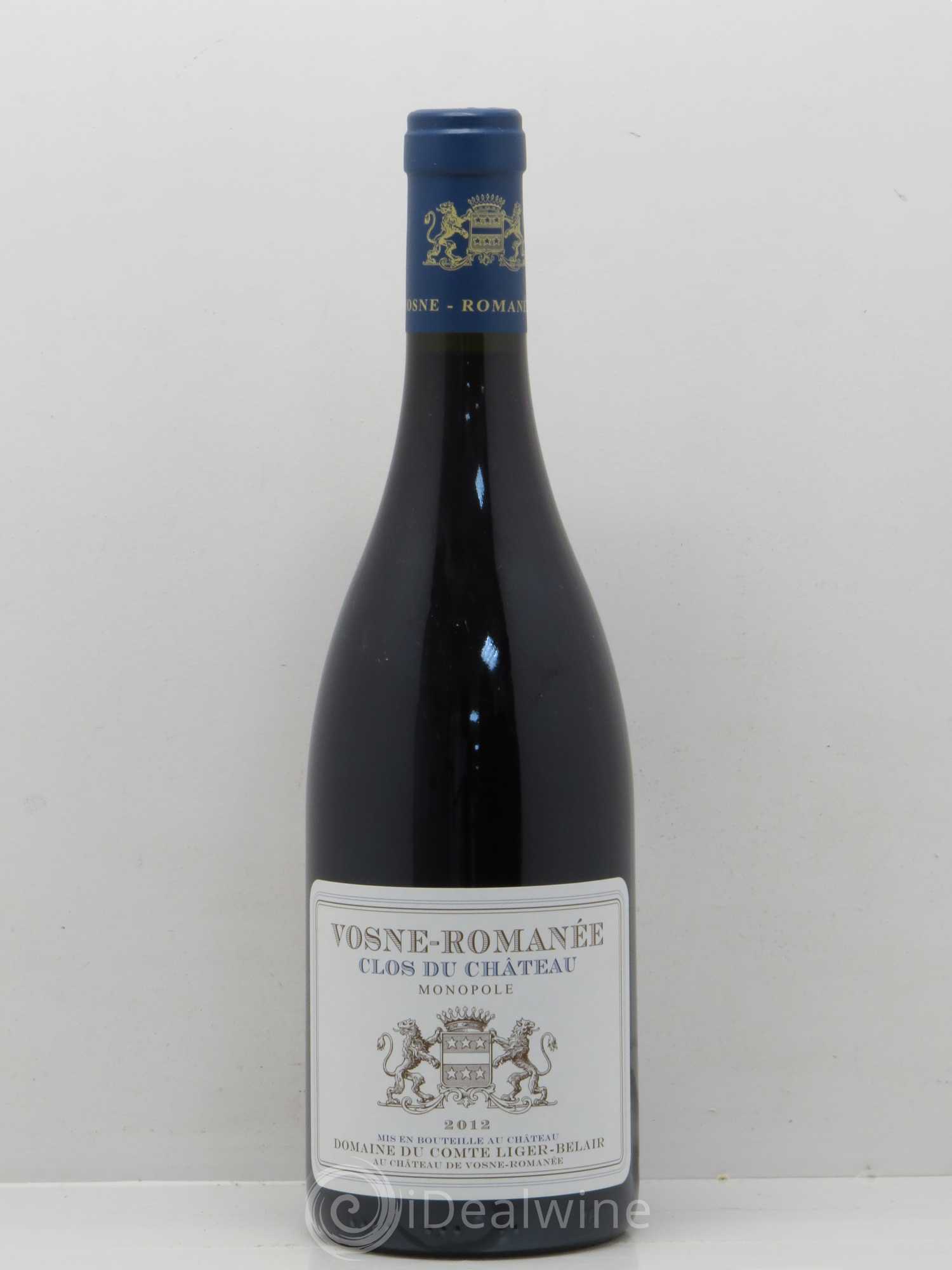 Vosne-Romanée Clos du Château Comte Liger-Belair (Domaine du) 2012 - Lot de 1 bouteille - 0
