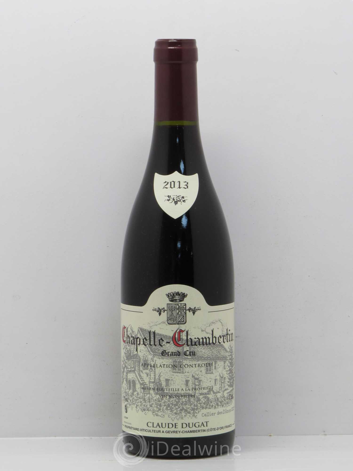 Chapelle-Chambertin Grand Cru Claude Dugat 2013 - Lot de 1 bouteille - 0