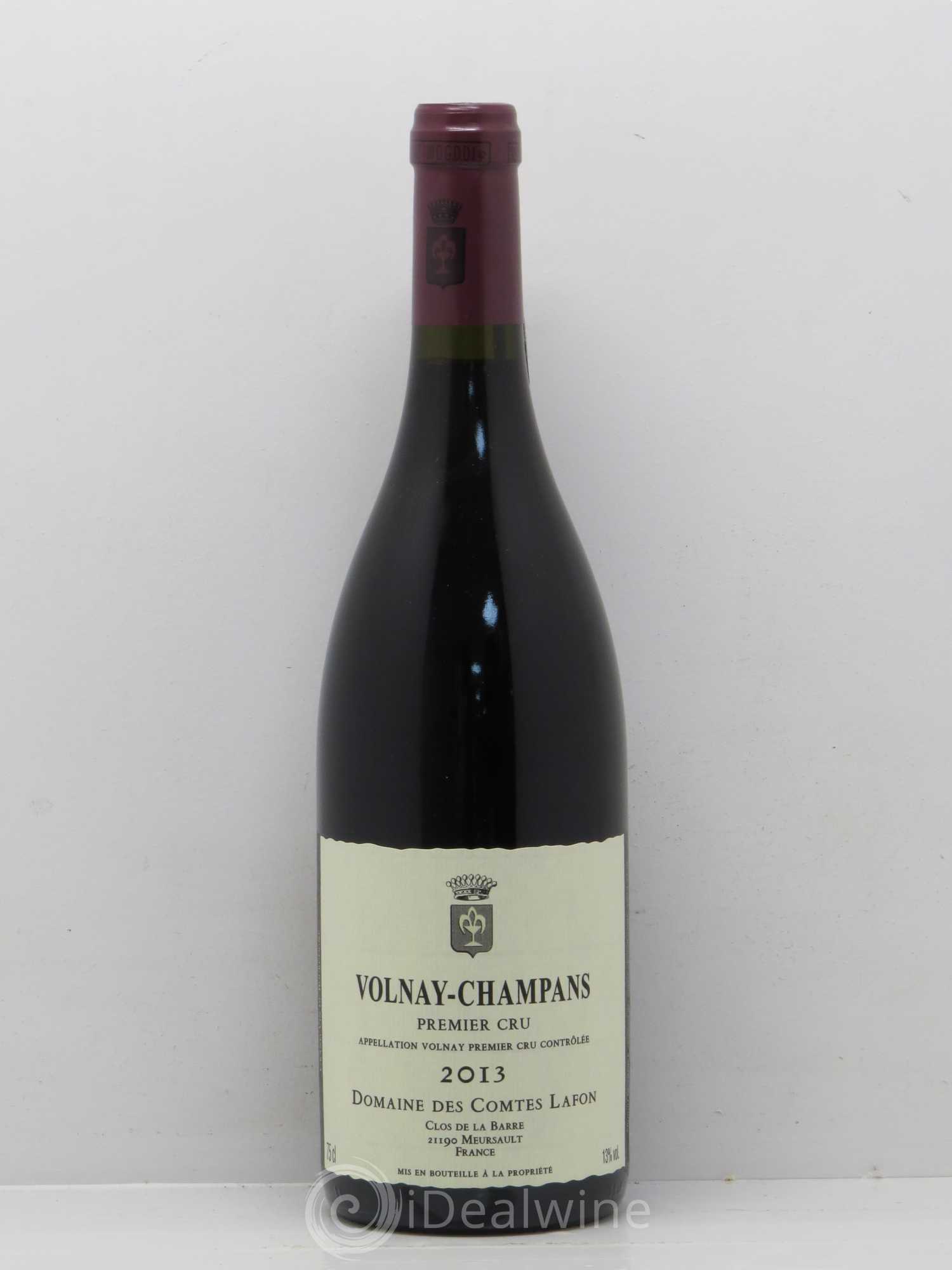 Volnay 1er Cru Champans Comtes Lafon (Domaine des) 2013 - Lot de 1 bouteille - 0