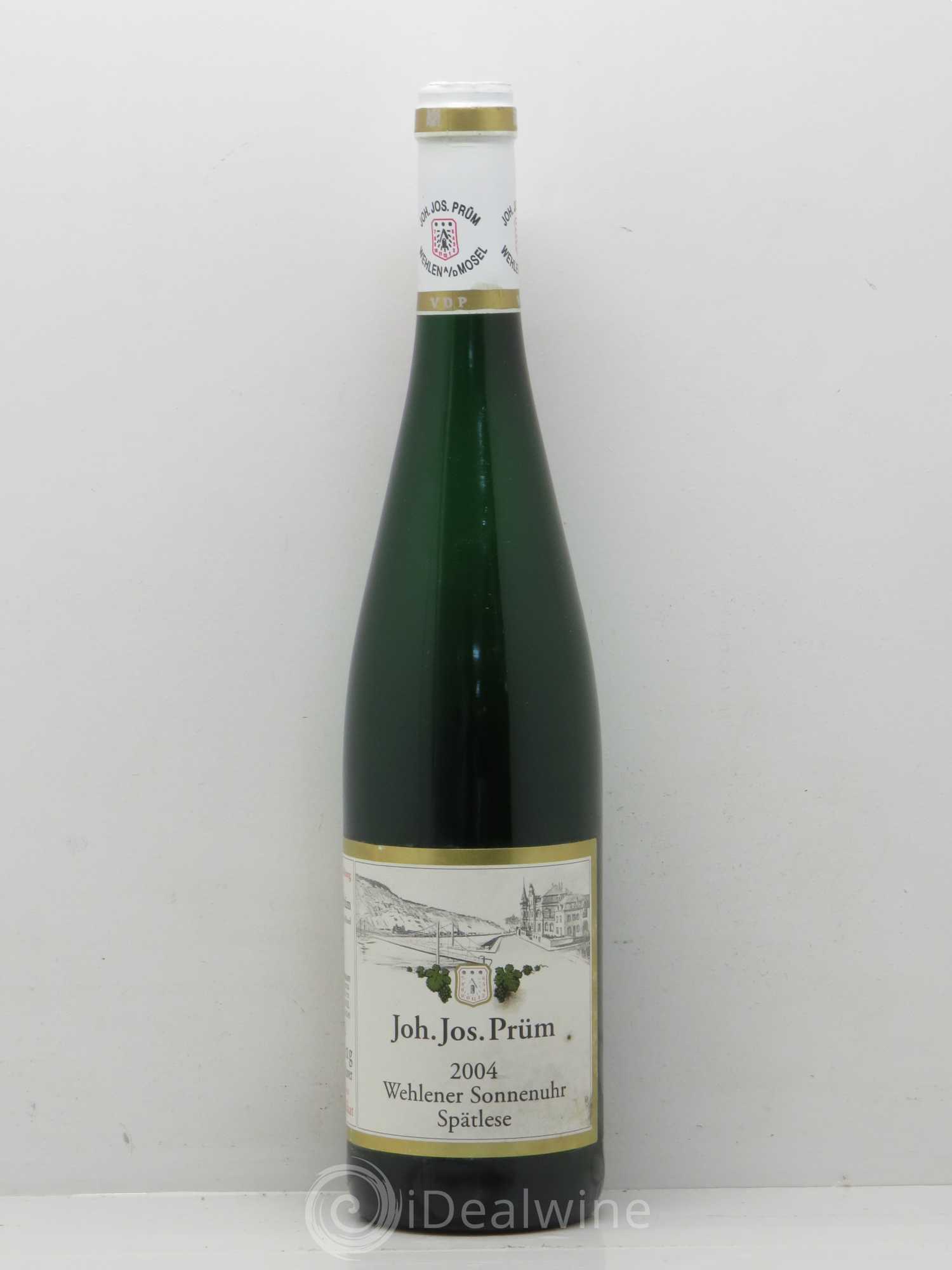 Allemagne Rheingau Wehlener Sonnenuhr Riesling Spatslese Joh. Jos. Prüm 2004 - Posten von 1 Flasche - 0