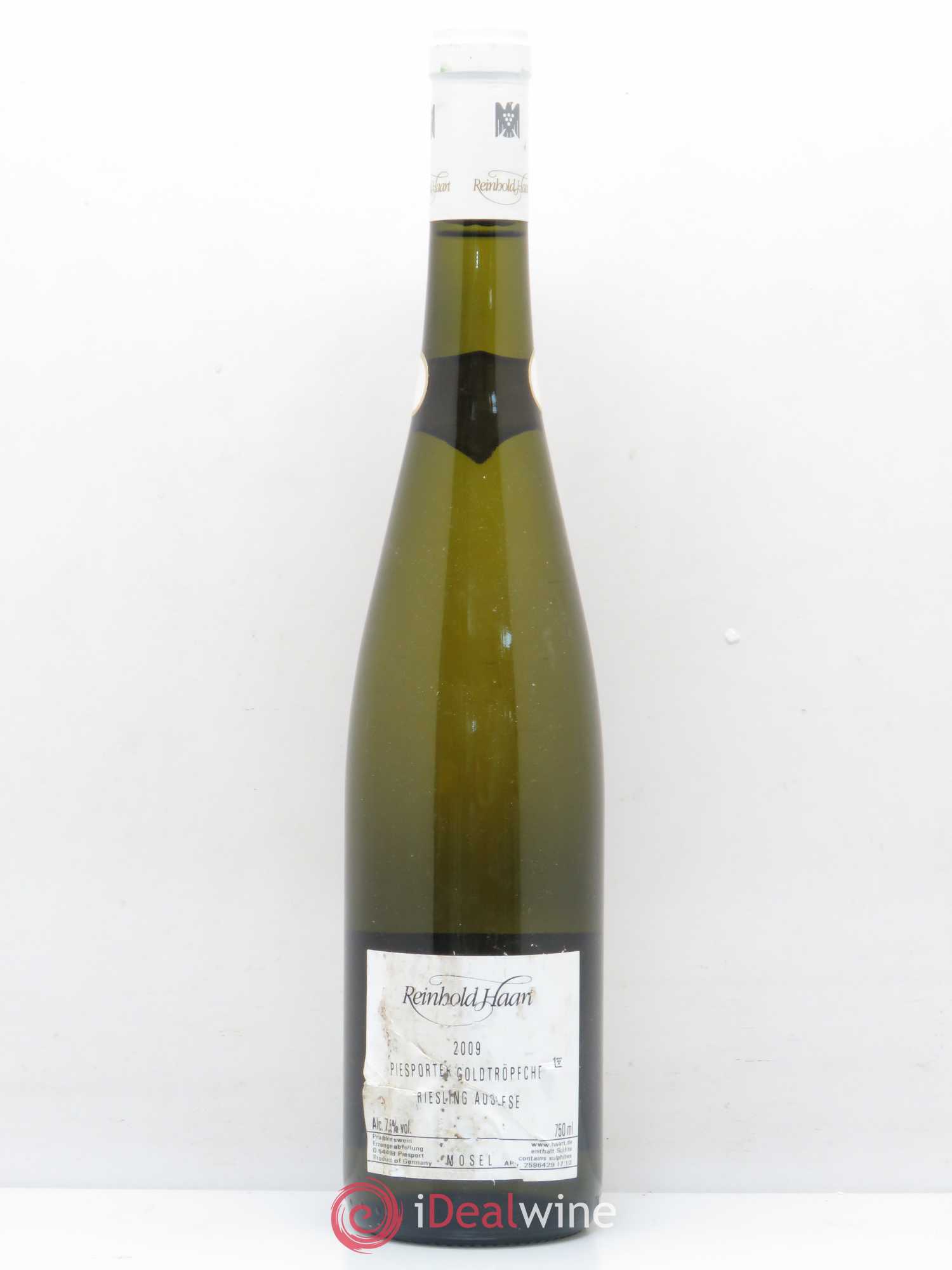 Riesling Rheinhold Haart Piesporter Goldtröpfchen Auslese 2009 - Posten von 1 Flasche - 1