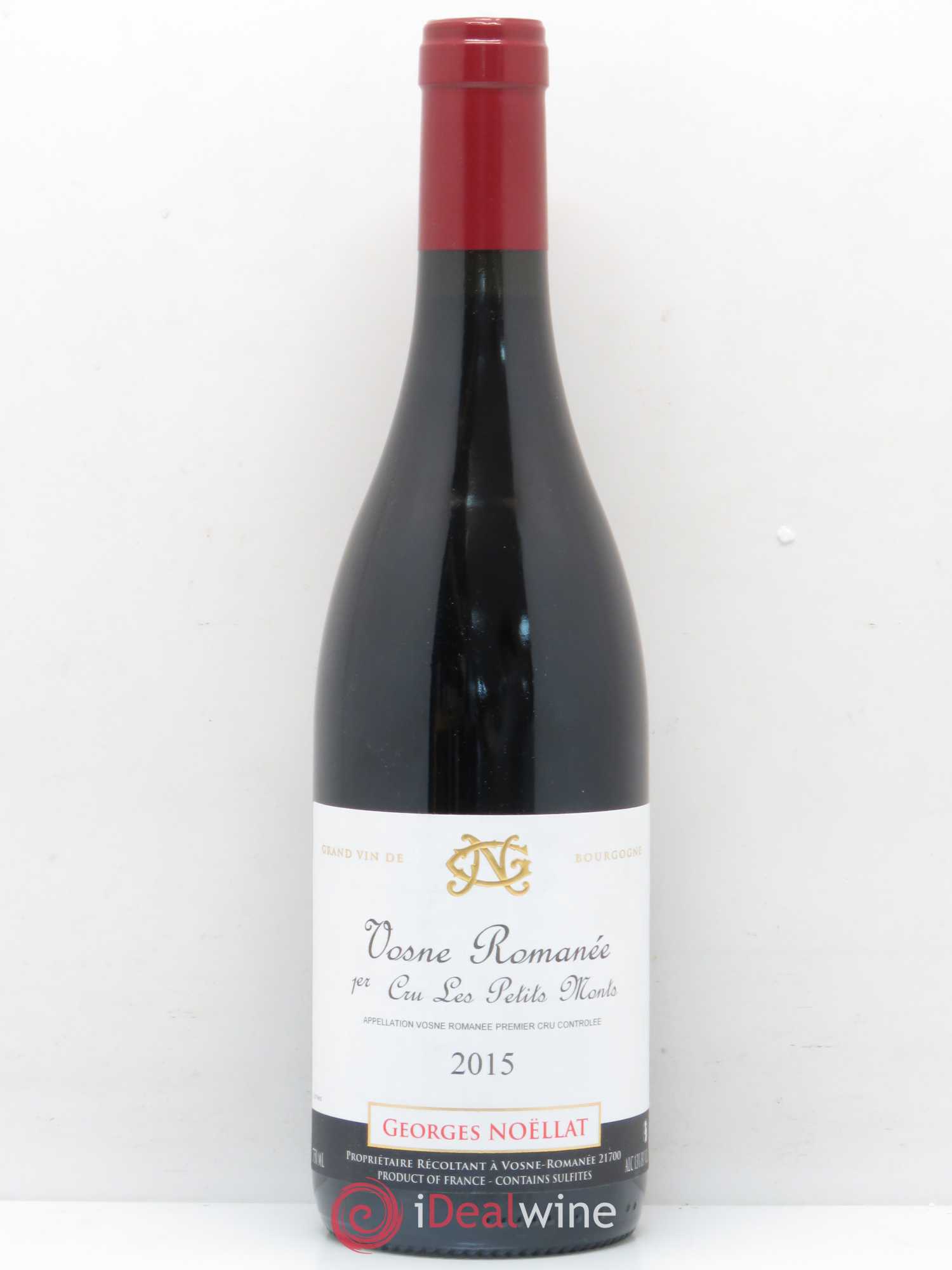 Vosne-Romanée Premier cru Les Petits Monts Georges Noellat 2015 - Posten von 1 Flasche - 0