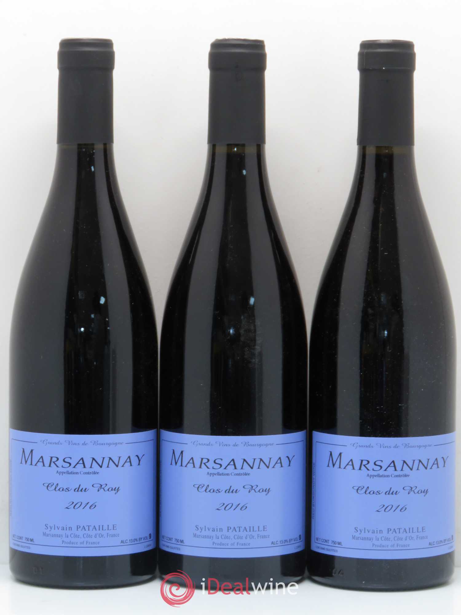 Marsannay Clos du Roy Sylvain Pataille (Domaine) 2016 - Lot de 3 bouteilles - 0