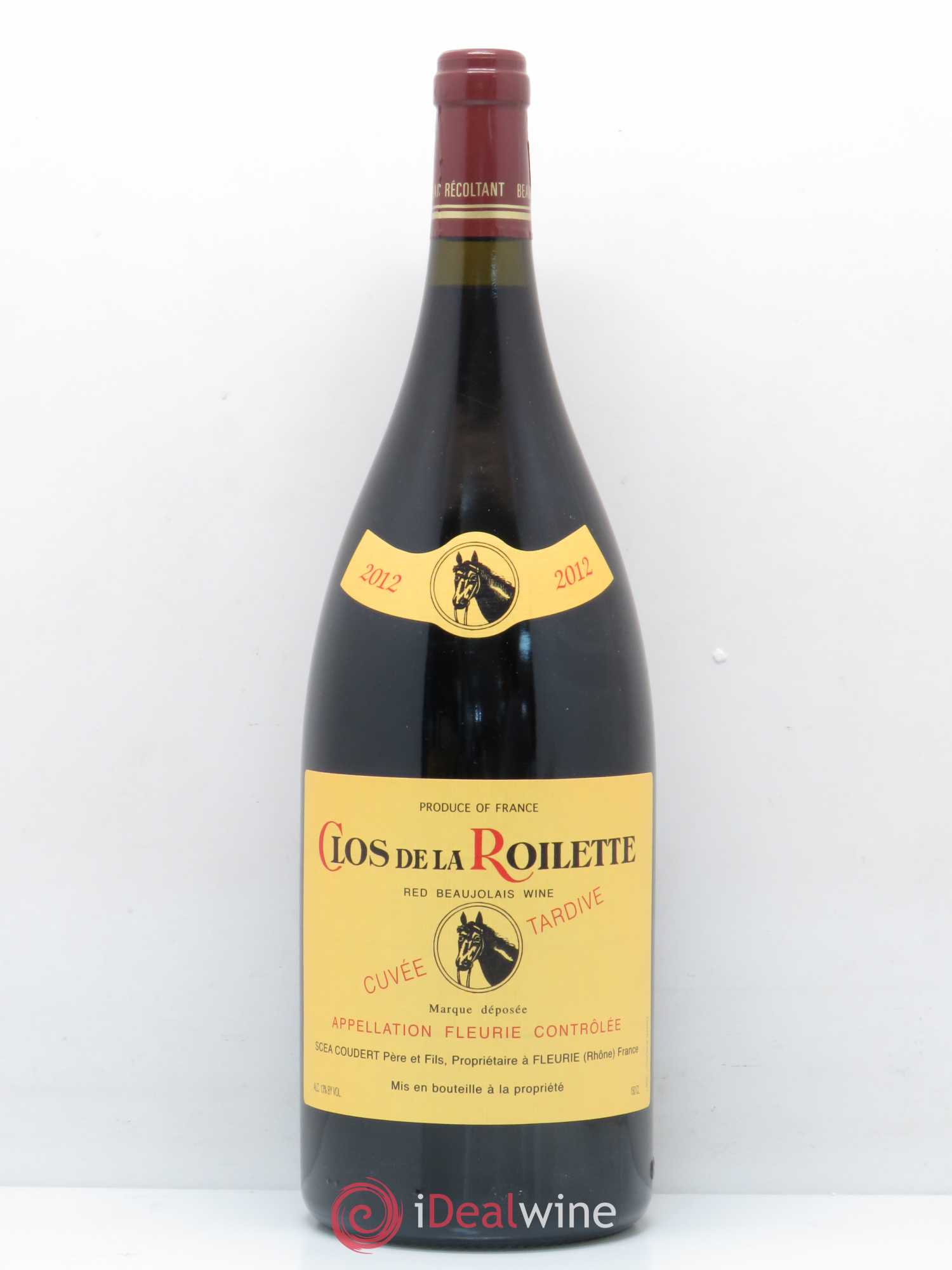 Fleurie Cuvée Tardive Clos de la Roilette 2012 - Lot de 1 magnum - 0