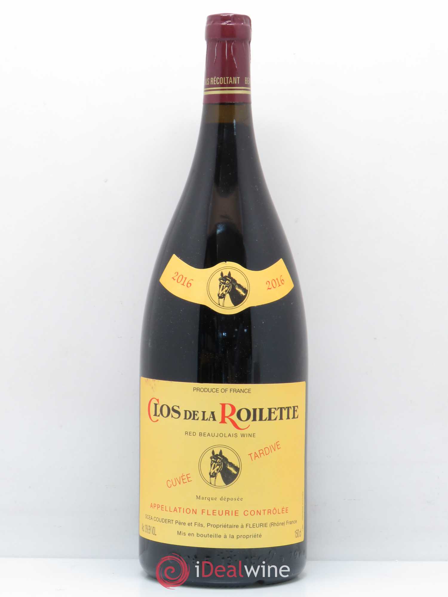 Fleurie Cuvée Tardive Clos de la Roilette 2016 - Lot de 1 magnum - 0