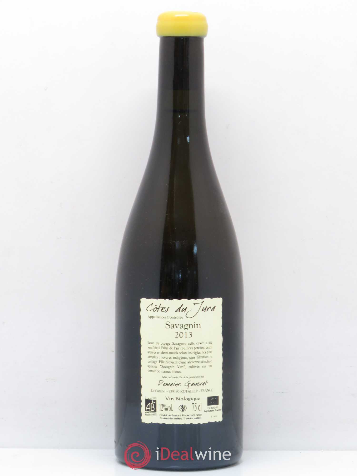 Côtes du Jura Les Chalasses Marnes Bleues Jean-François Ganevat (Domaine) 2013 - Lot de 1 bouteille - 1