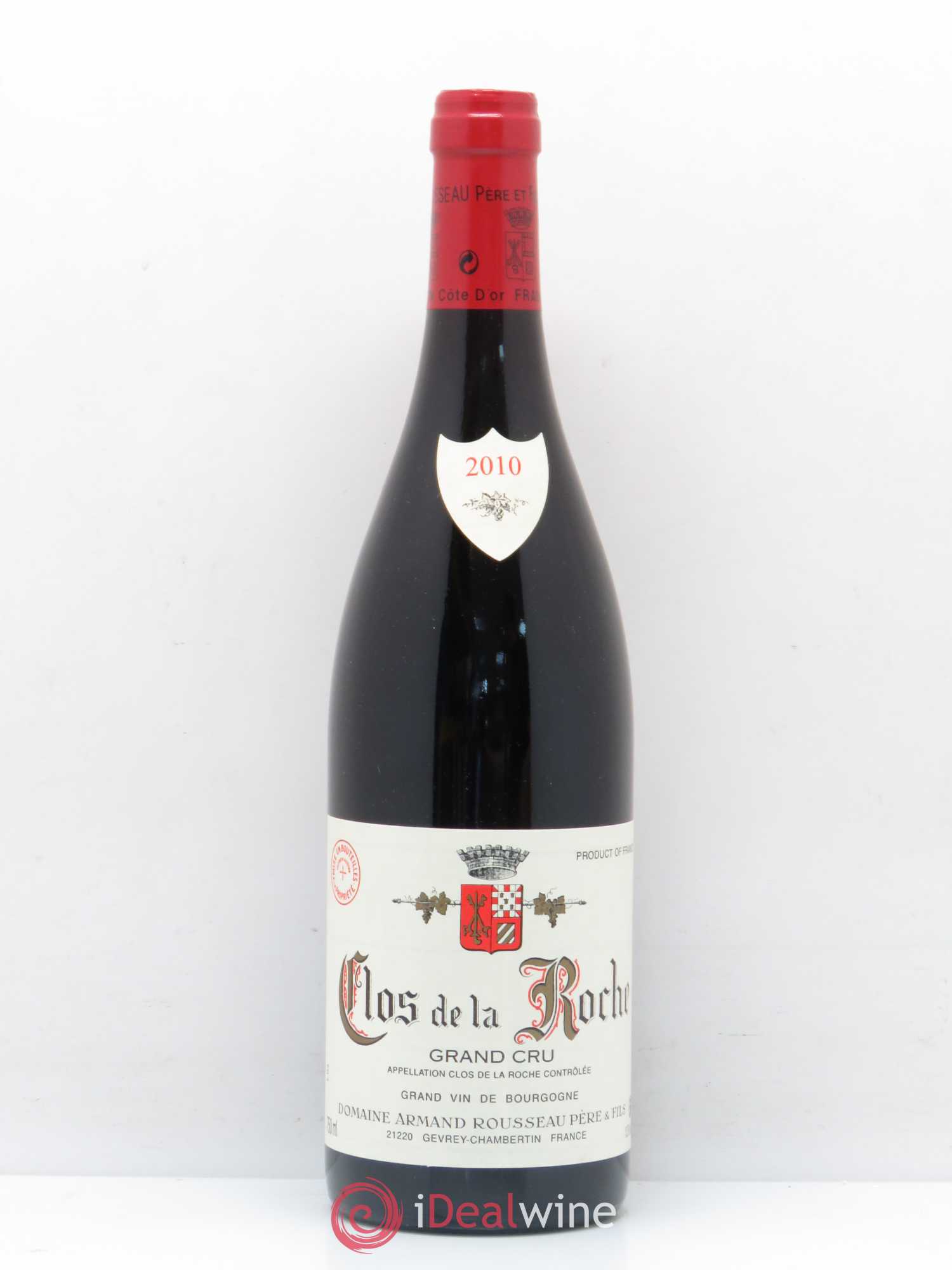 Clos de la Roche Grand Cru Armand Rousseau (Domaine) 2010 - Lot de 1 bouteille - 0