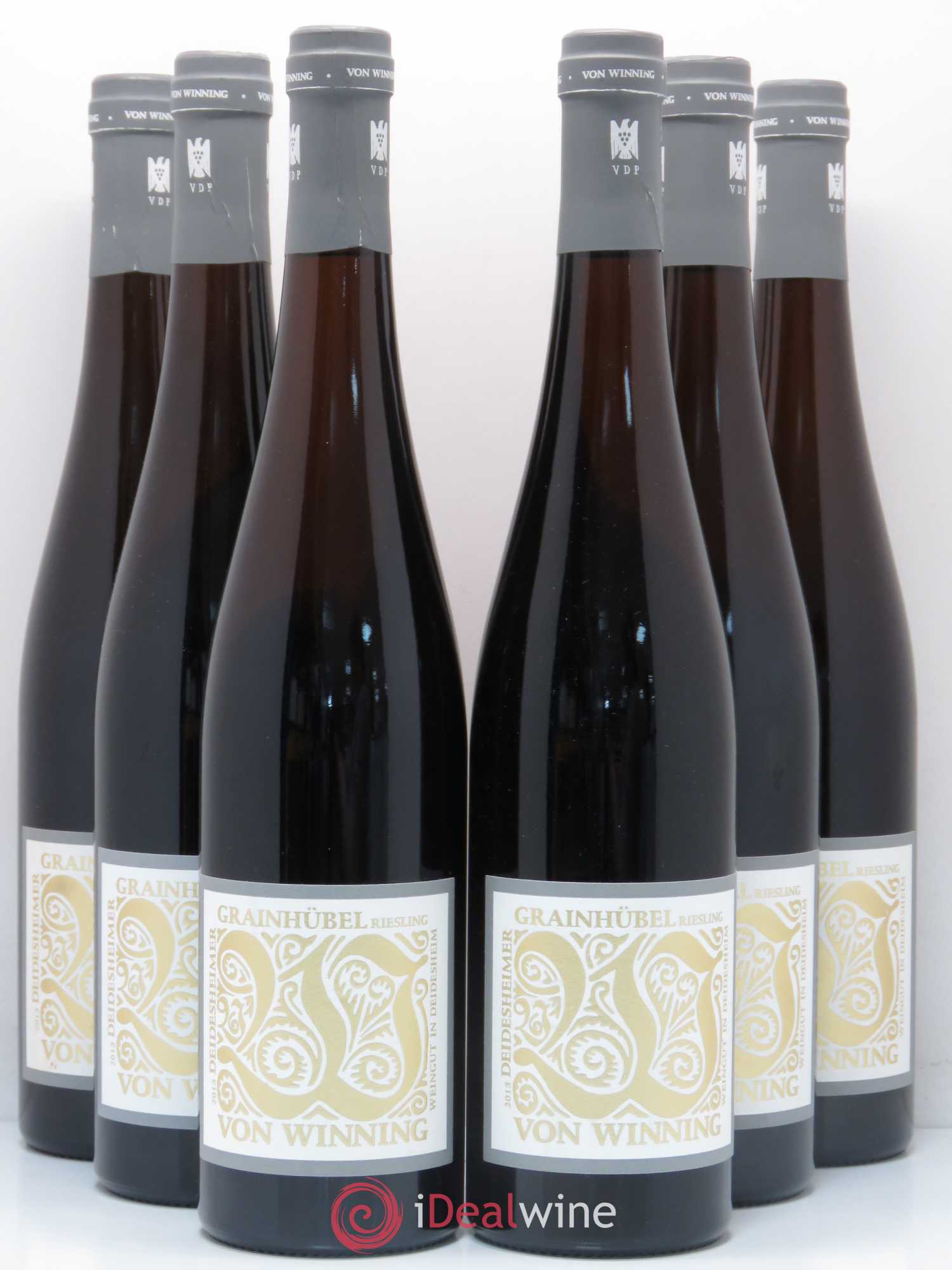 Riesling Deidesheimer Von Winning Grainhübel Trocken 2013 - Lotto di 6 bottiglie - 0