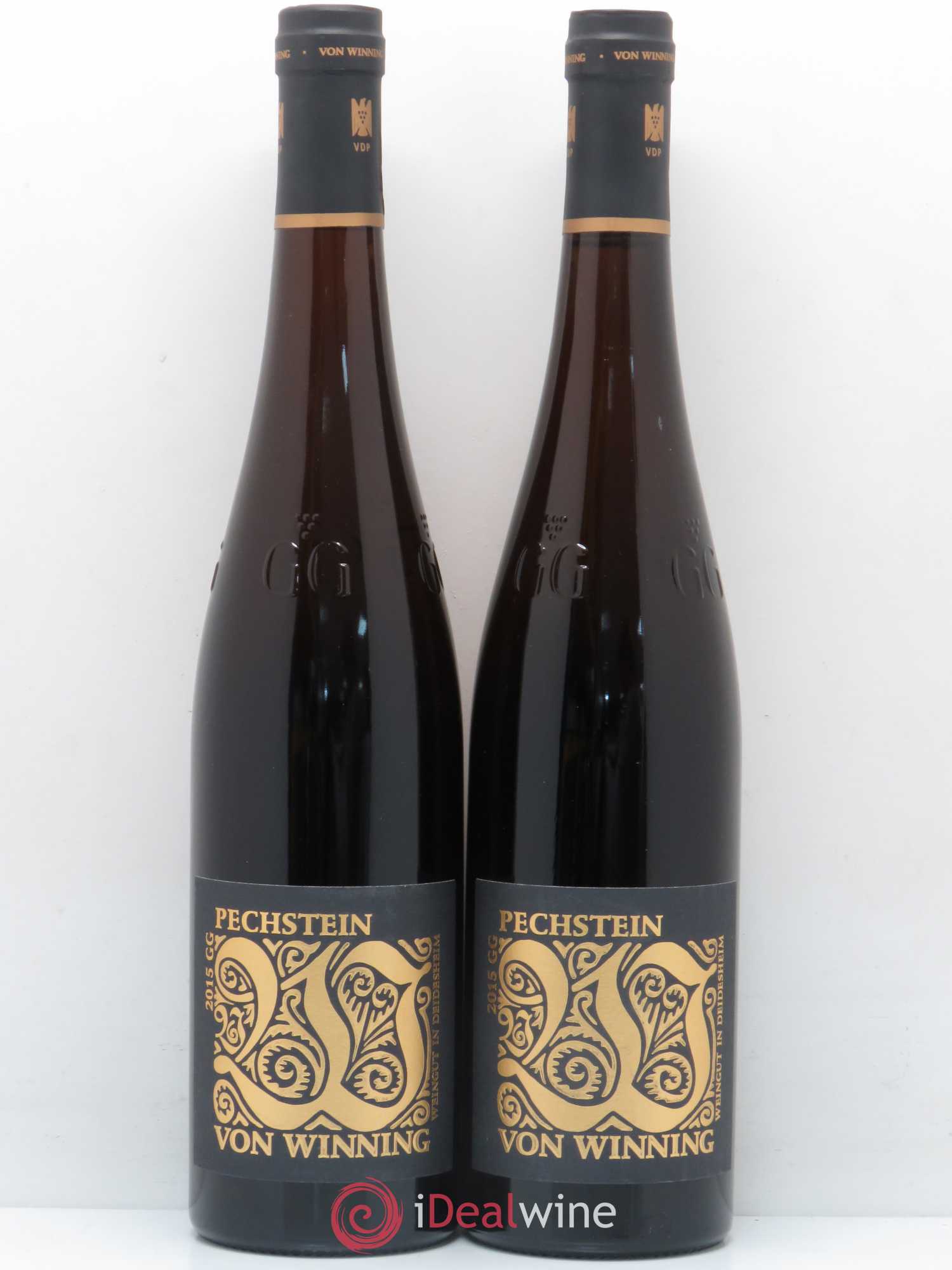 Riesling Von Winning Pechstein GG 2015 - Lotto di 2 bottiglie - 0