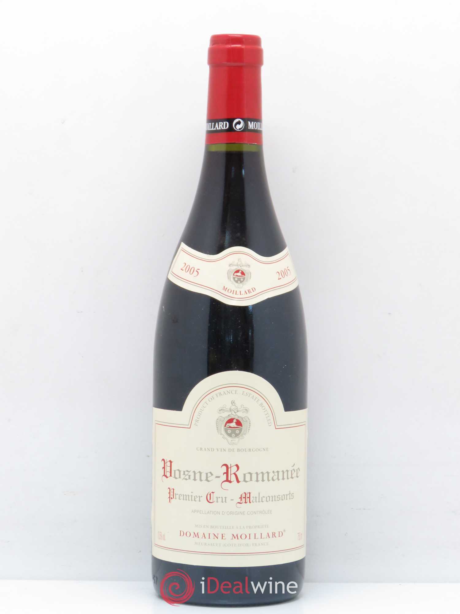 Vosne-Romanée 1er Cru Les Malconsorts Moillard 2005 - Posten von 1 Flasche - 0