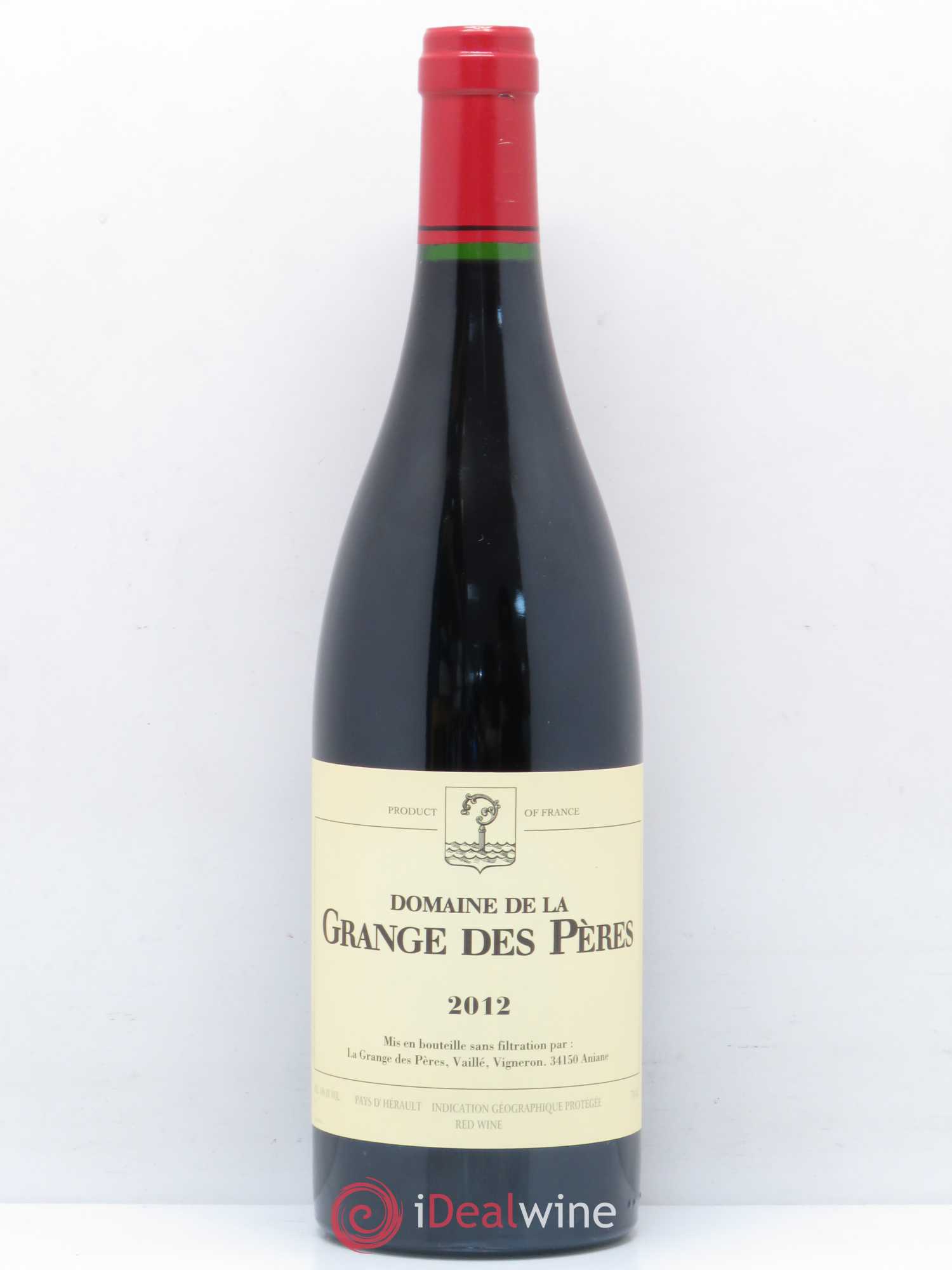 Pays d'Hérault Grange des Pères Laurent Vaillé 2012 - Lot de 1 bouteille - 0