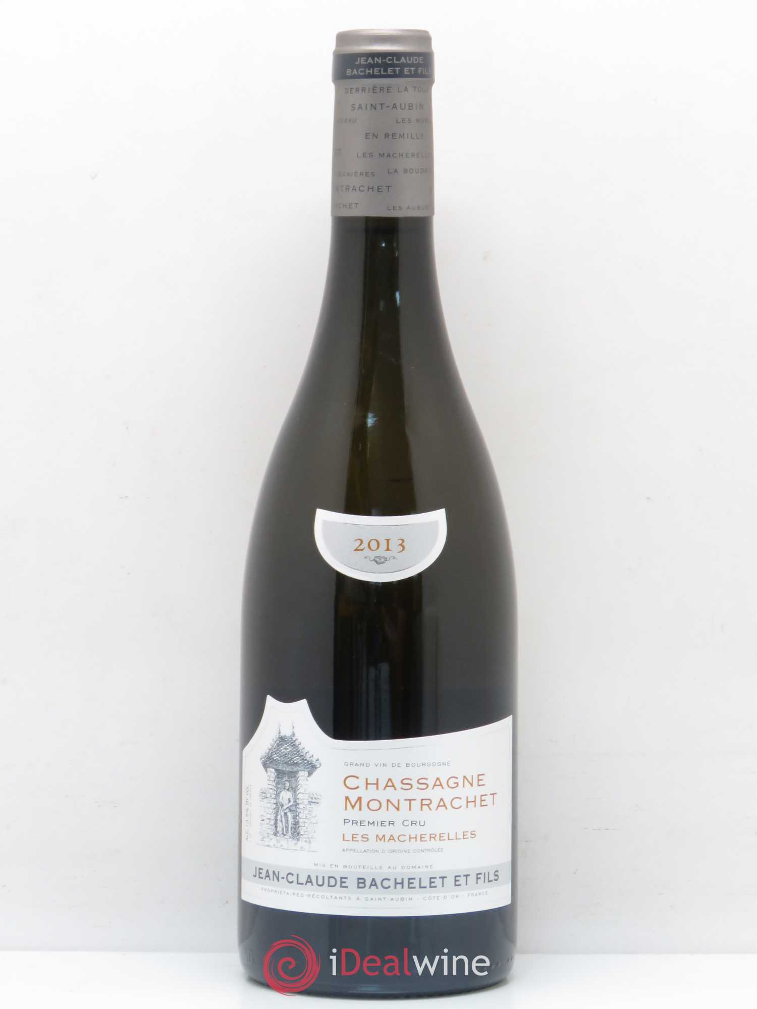 Chassagne-Montrachet 1er Cru Les Macherelles Jean Claude Bachelet et Fils 2013 - Posten von 1 Flasche - 0