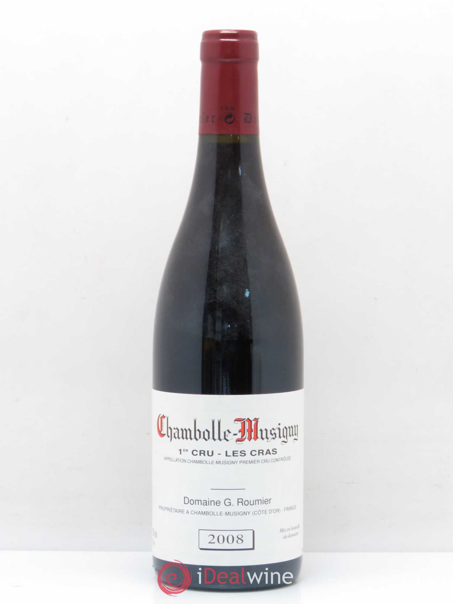 Chambolle-Musigny 1er Cru Les Cras Georges Roumier (Domaine) 2008 - Lot de 1 bouteille - 0
