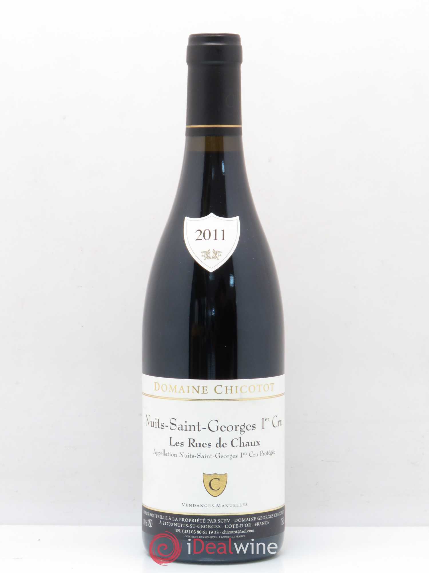 Nuits-Saint-Georges 1er Cru Les Rues De Chaux Chicotot 2011 - Posten von 1 Flasche - 0