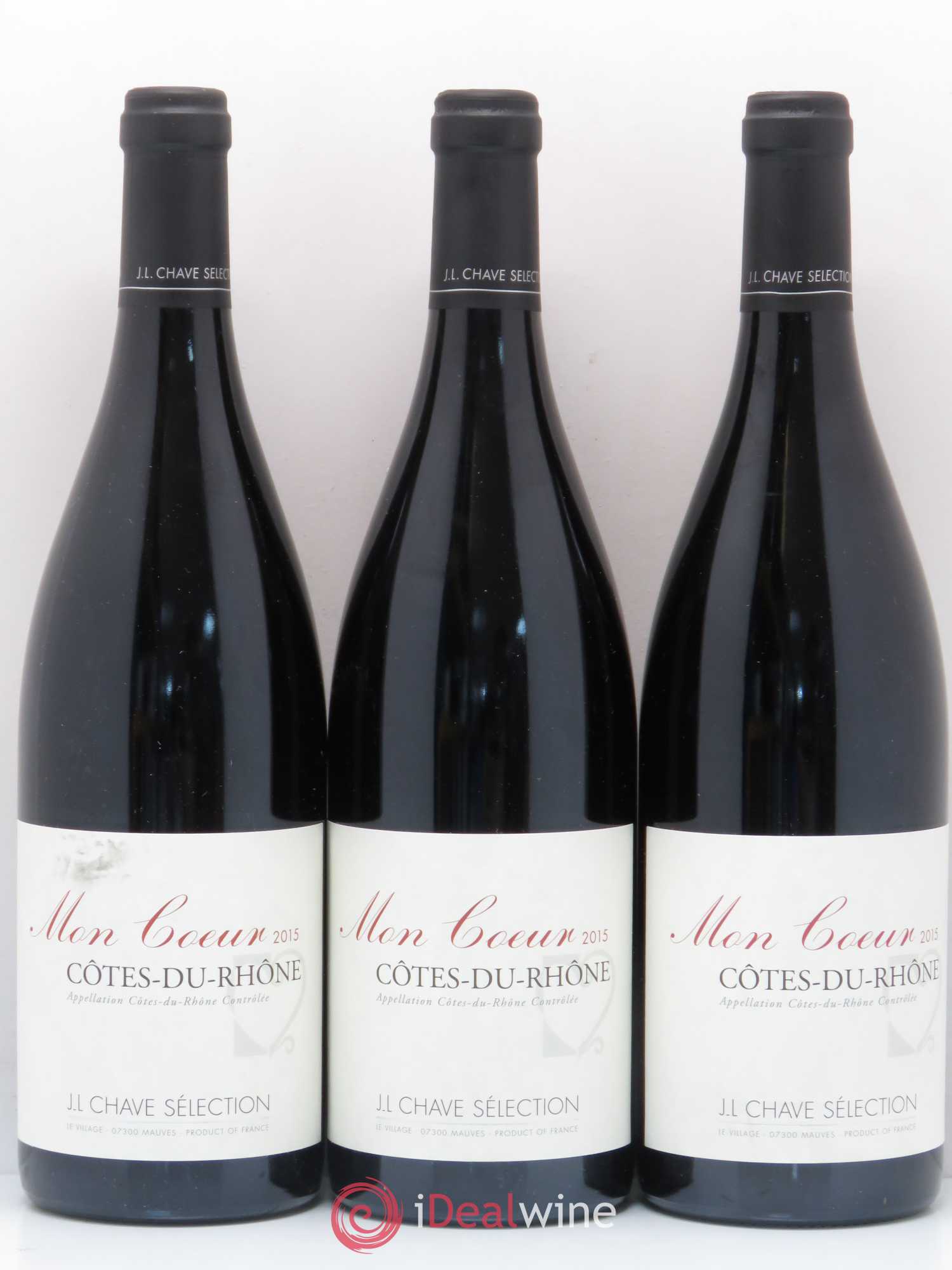 Côtes-du-Rhône Mon coeur J-L. Chave Sélection 2014 - Lot de 3 bouteilles - 0