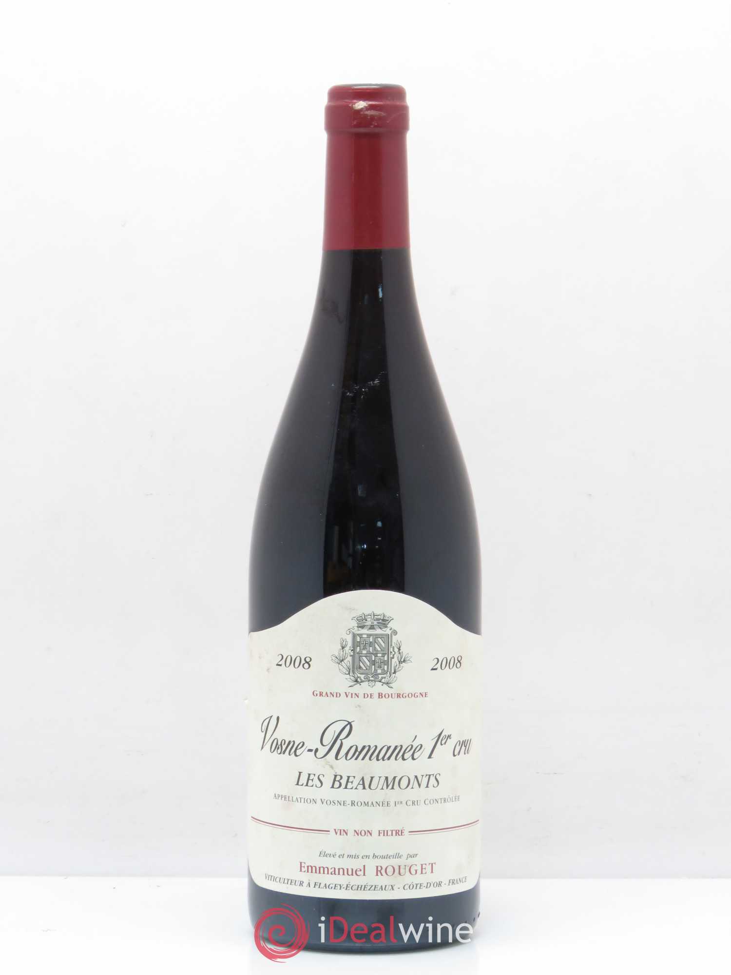 Vosne-Romanée 1er Cru Les Beaumonts Emmanuel Rouget 2008 - Lot de 1 bouteille - 0
