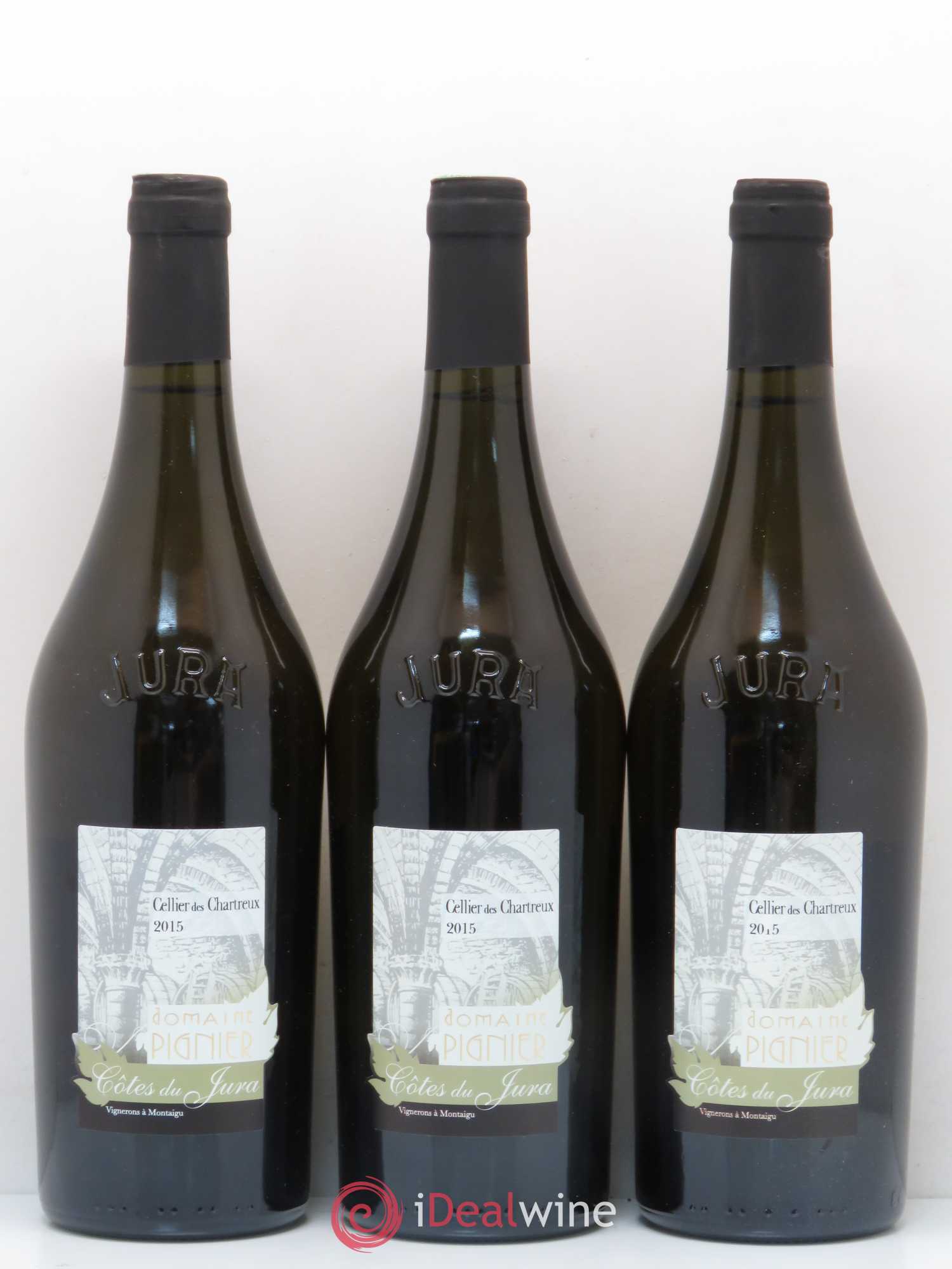 Côtes du Jura Pignier Cellier Des Chartreux Chardonnay 2015 - Posten von 3 Flaschen - 0
