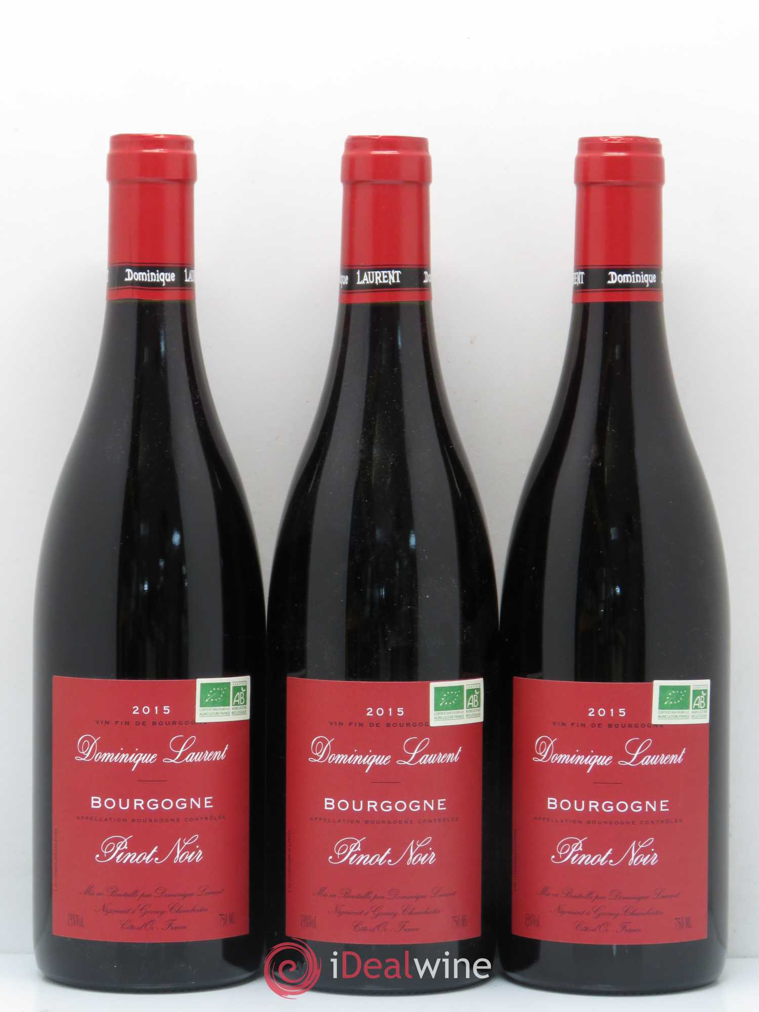Bourgogne Dominique Laurent 2015 - Lot de 3 bouteilles - 0