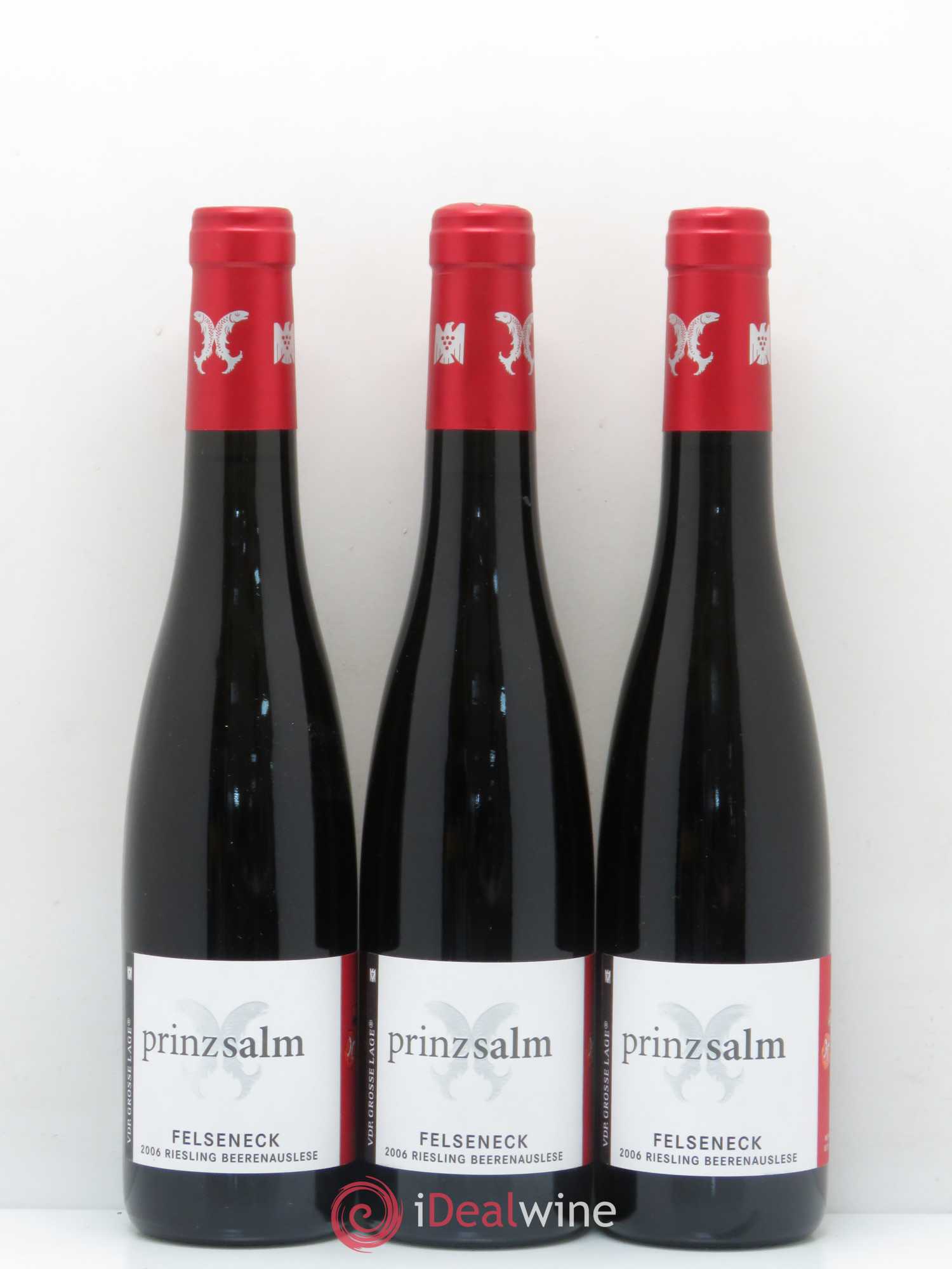 Riesling Beerenauslese Felseneck Prinzsalm 2006 - Lotto di 3 mezze bottiglie - 0