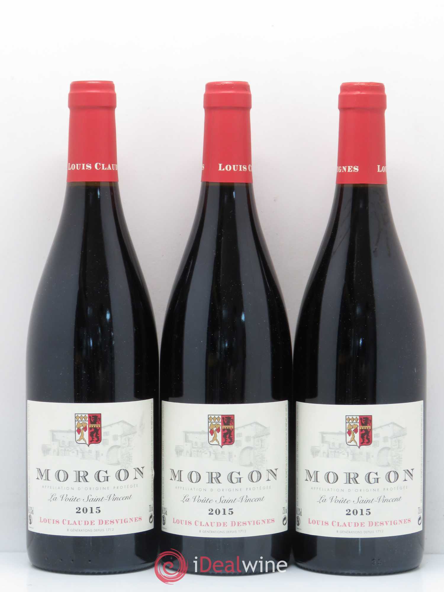 Morgon La Voûte Saint Vincent Louis-Claude Desvignes 2015 - Lot de 6 bouteilles - 2