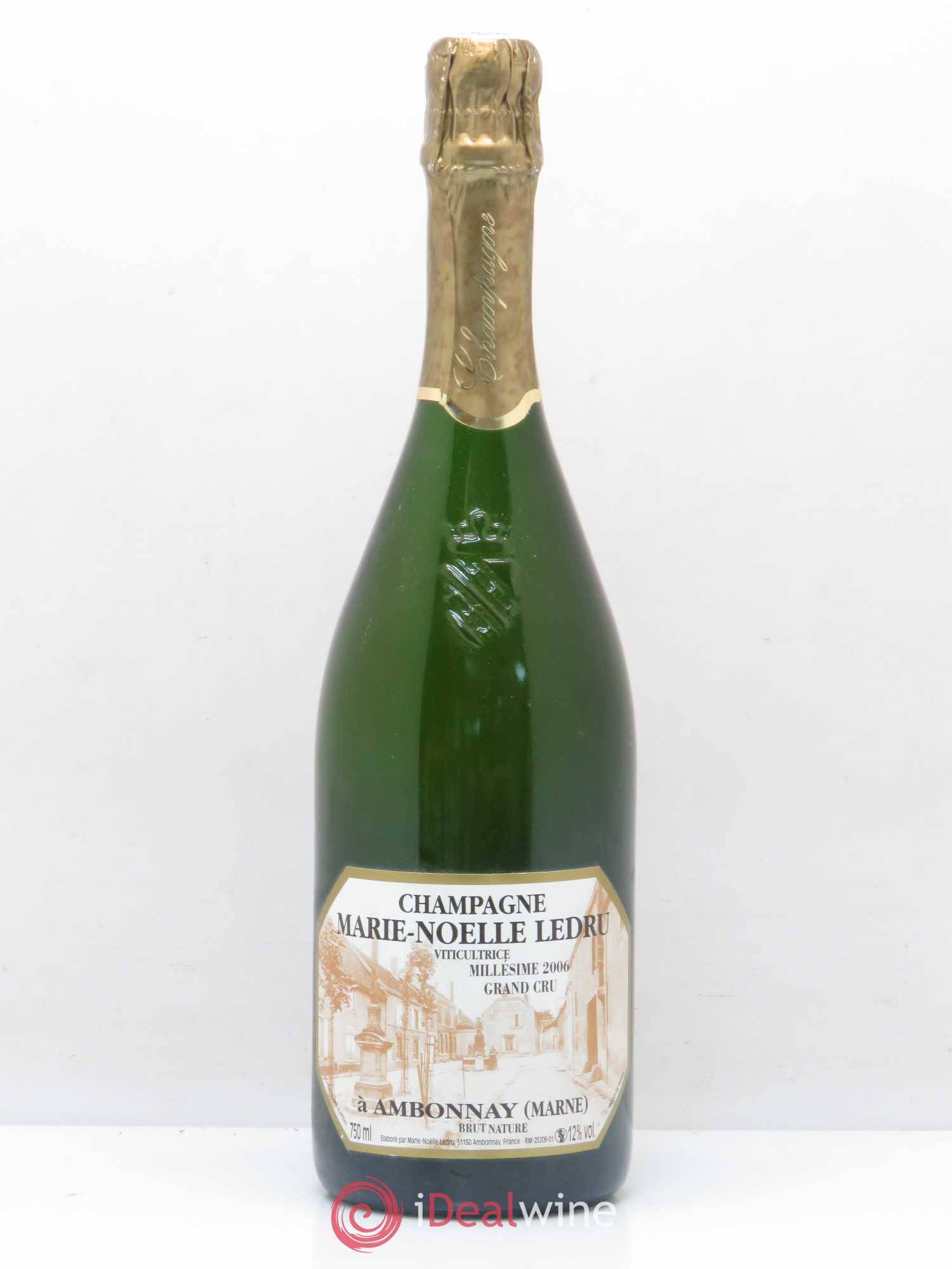 Champagne Brut Nature Grand Cru Marie-Noelle Ledru 2006 - Posten von 1 Flasche - 0