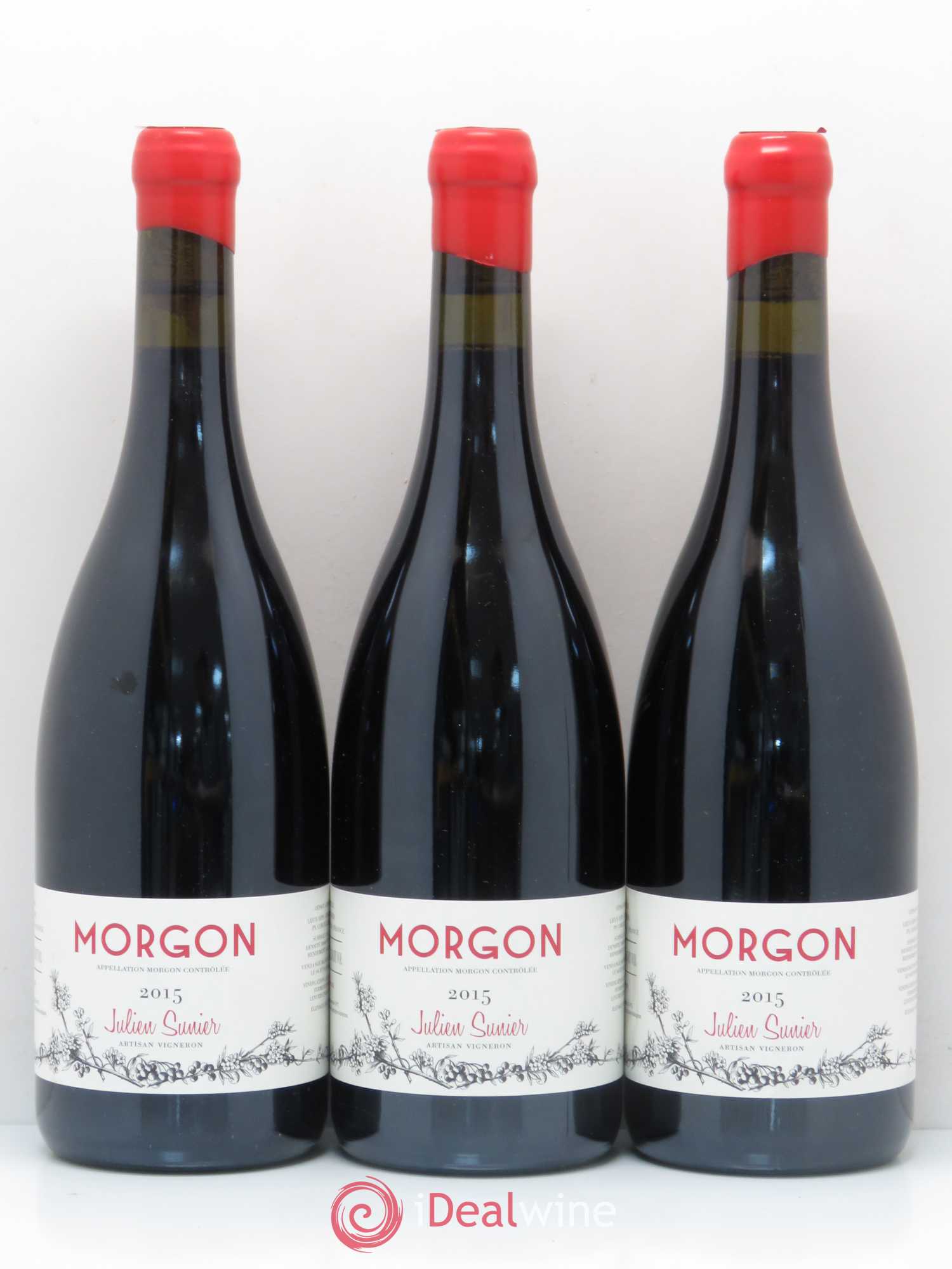 Morgon Julien Sunier 2015 - Lot de 6 bouteilles - 1
