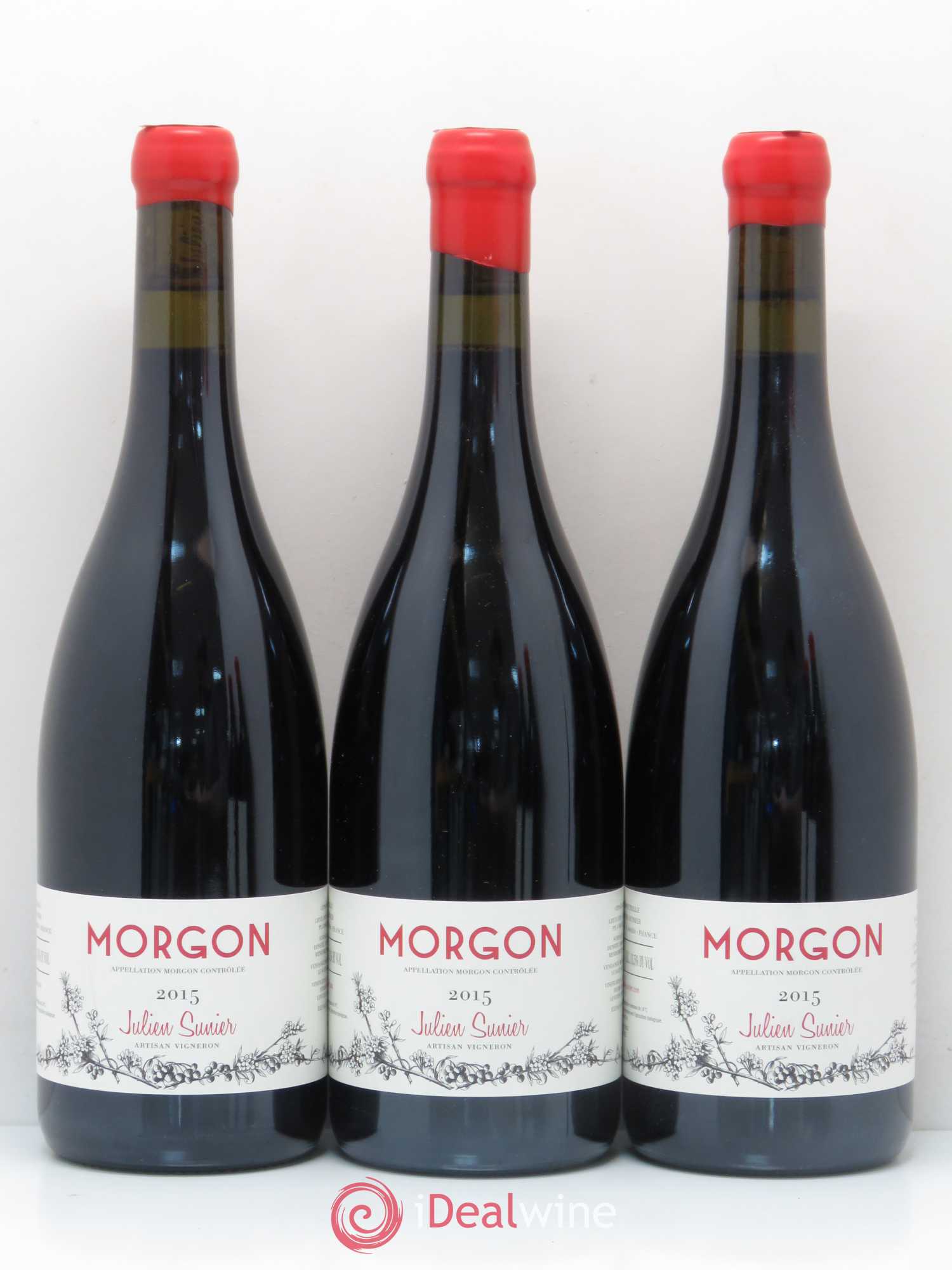 Morgon Julien Sunier 2015 - Lot de 6 bouteilles - 2