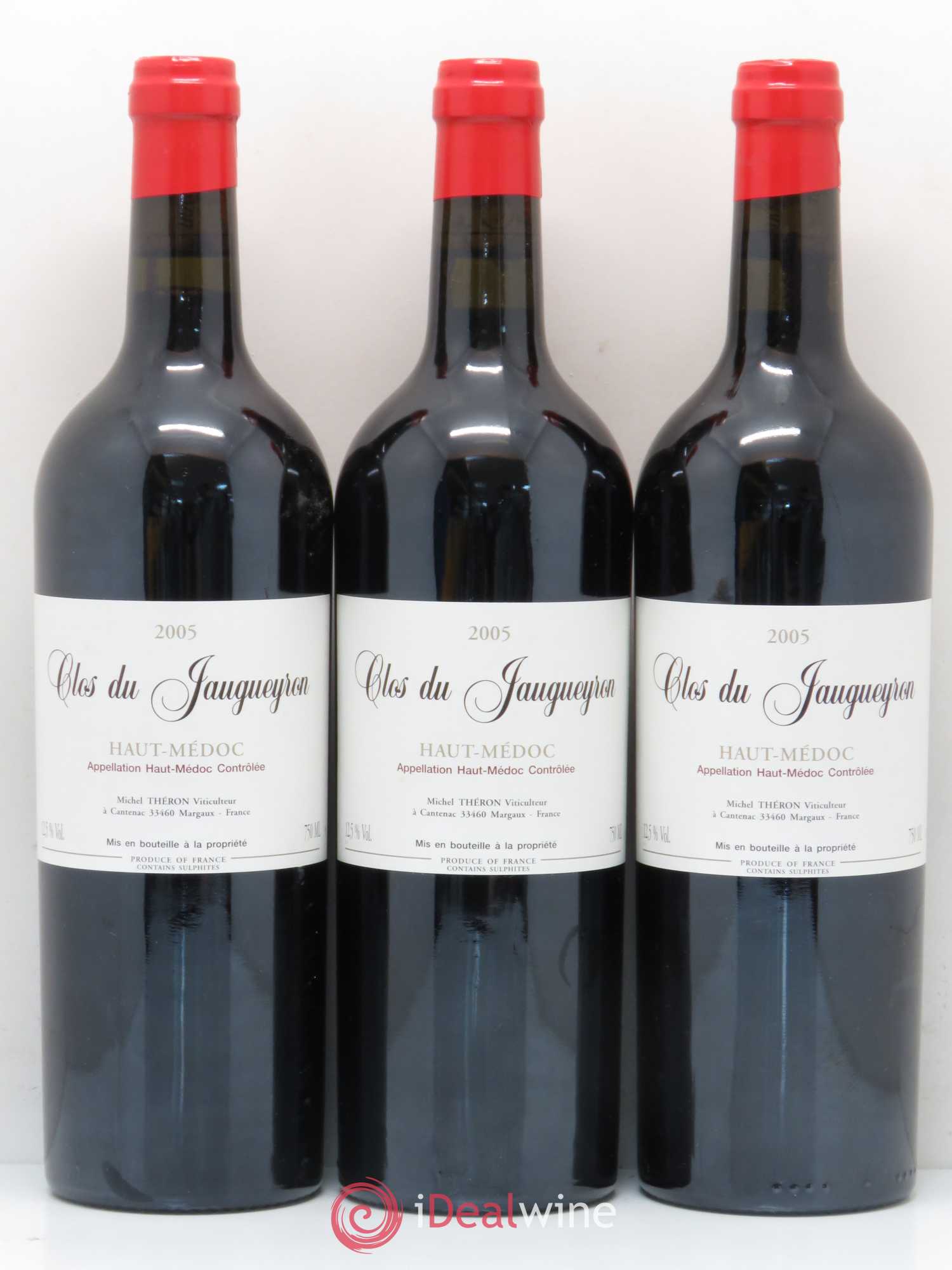 Clos du Jaugueyron 2005 - Lot de 3 bouteilles - 0
