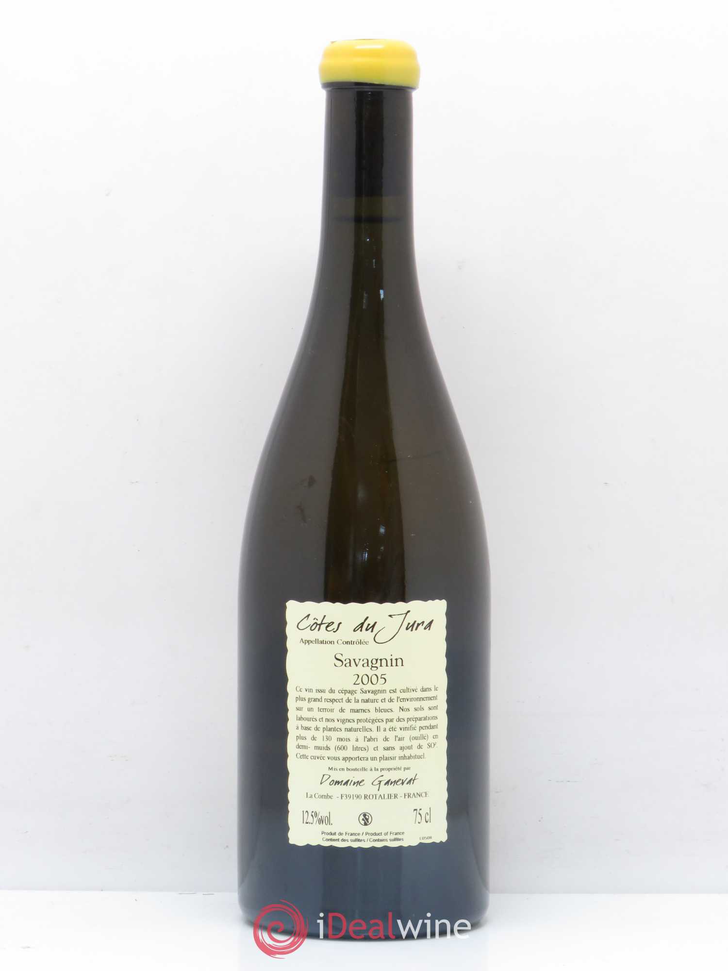 Côtes du Jura Les Vignes de mon Père Jean-François Ganevat (Domaine) 2005 - Lot de 1 bouteille - 1