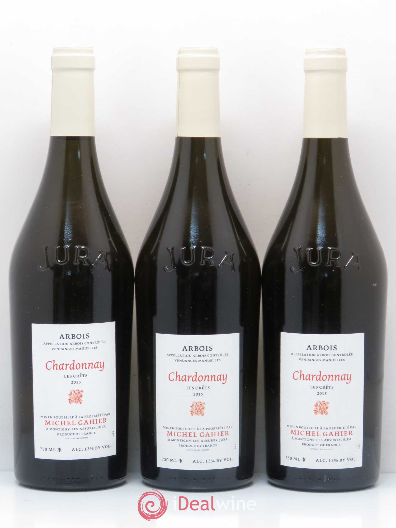 Arbois Les Crets Michel Gahier 2015 - Posten von 3 Flaschen - 0