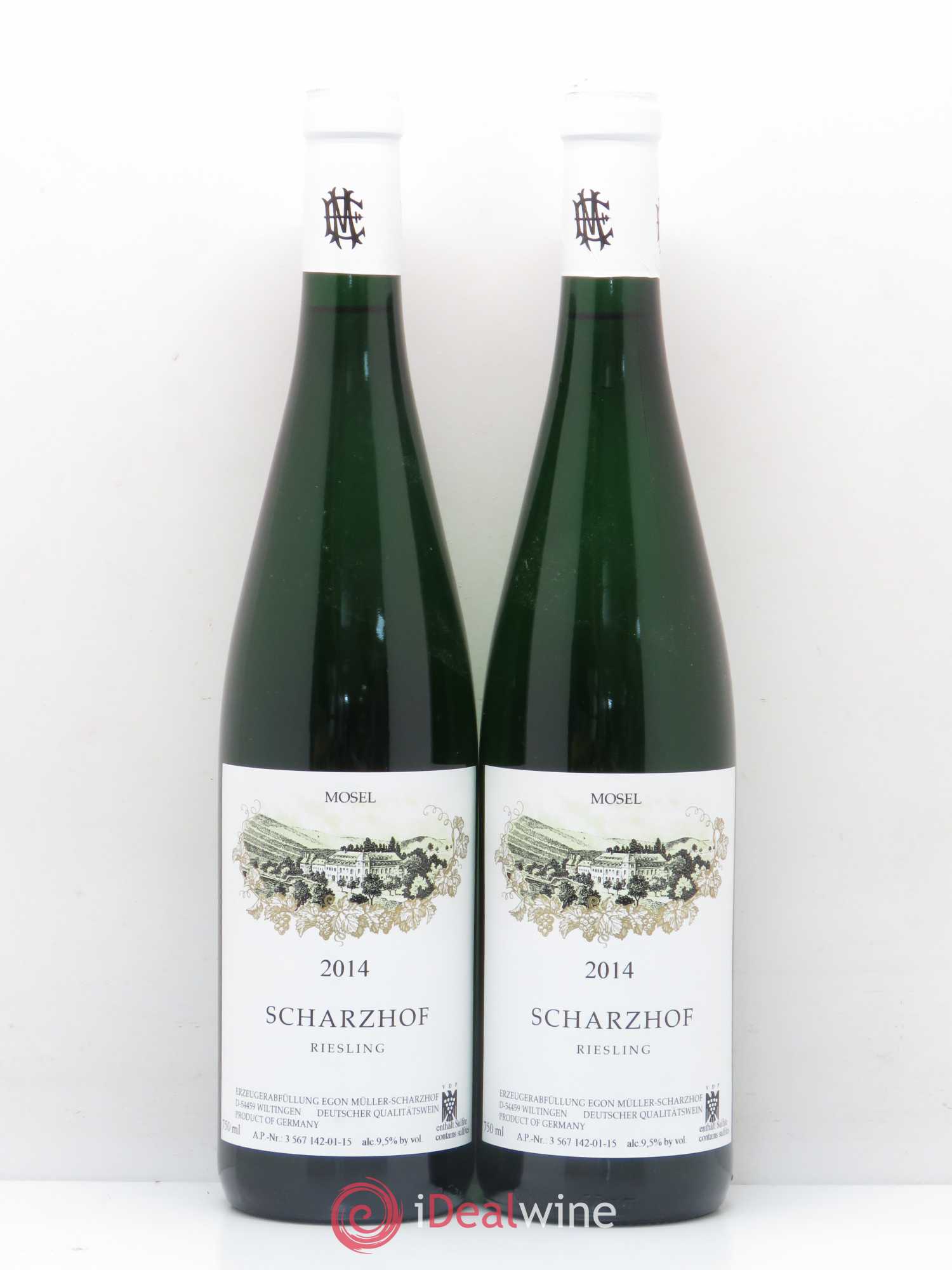 Riesling Scharzhof Egon Müller 2014 - Posten von 2 Flaschen - 0