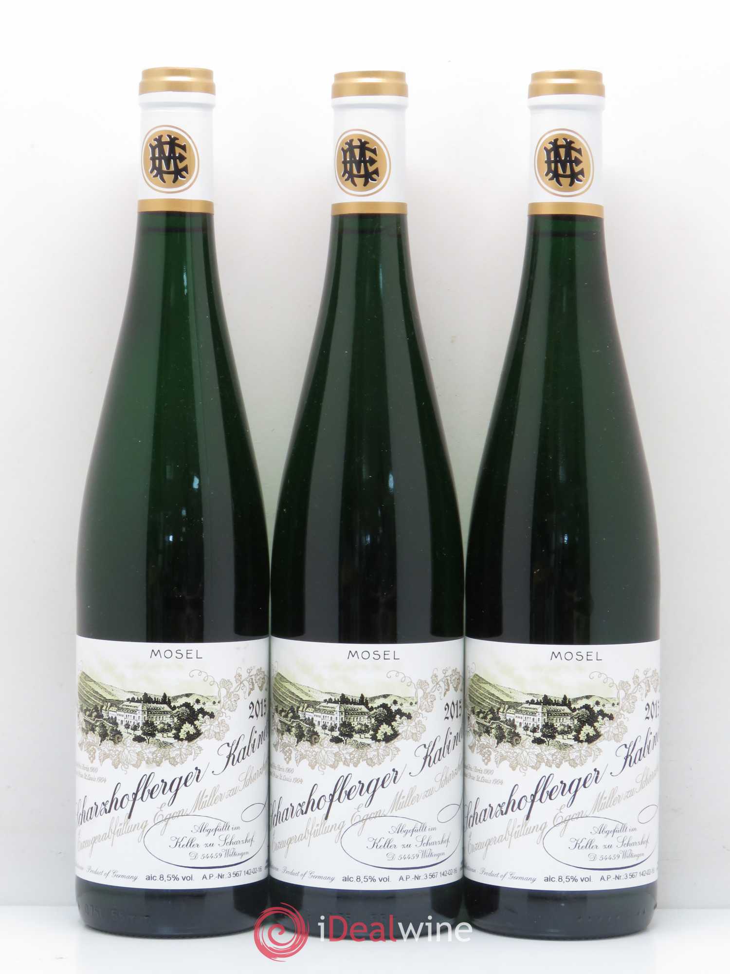 Riesling Scharzhofberger Kabinett Egon Muller 2015 - Lot de 3 bouteilles - 0
