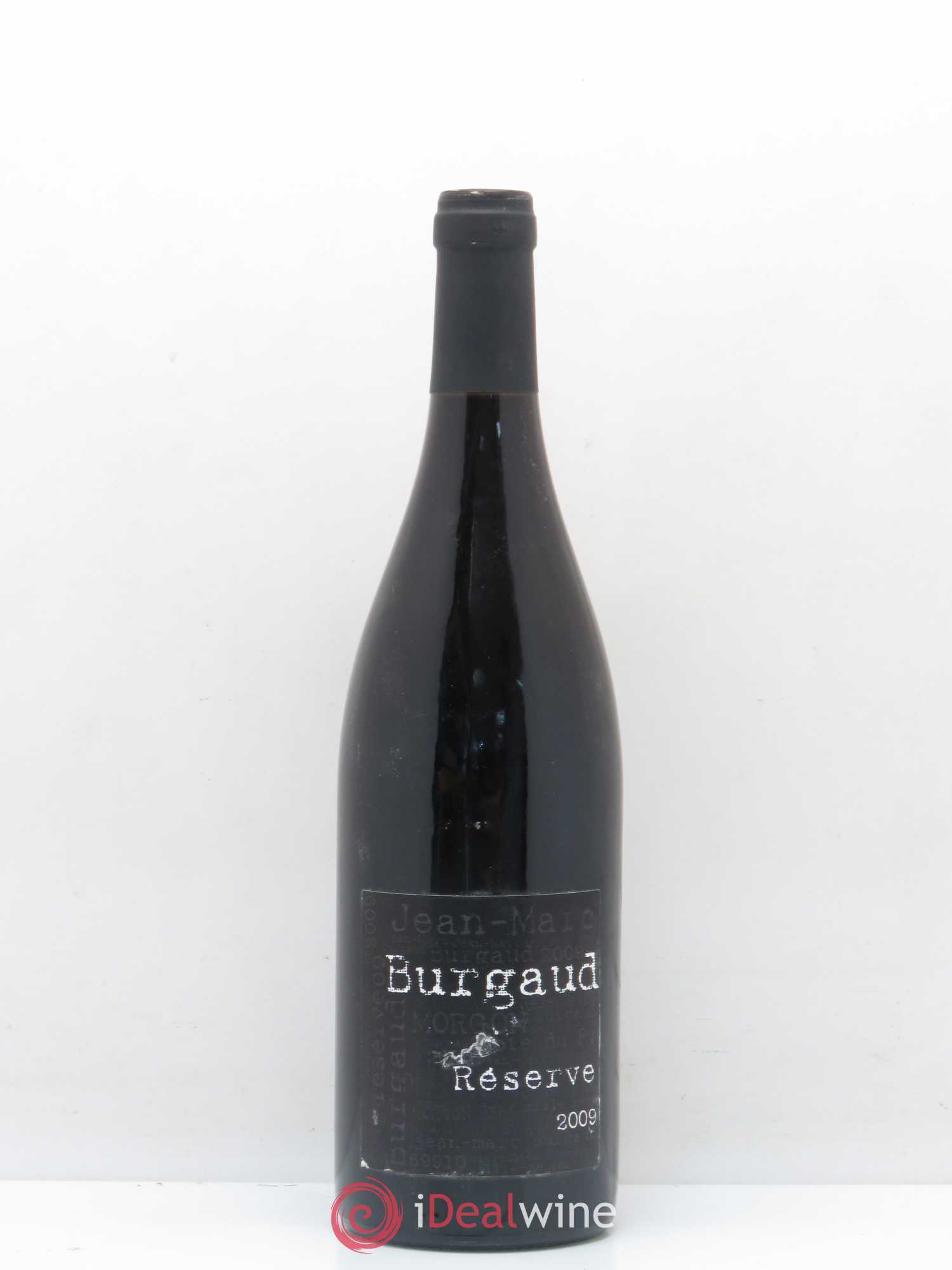 Morgon Réserve Jean-Marc Burgaud (Domaine) 2009 - Lot de 1 bouteille - 0
