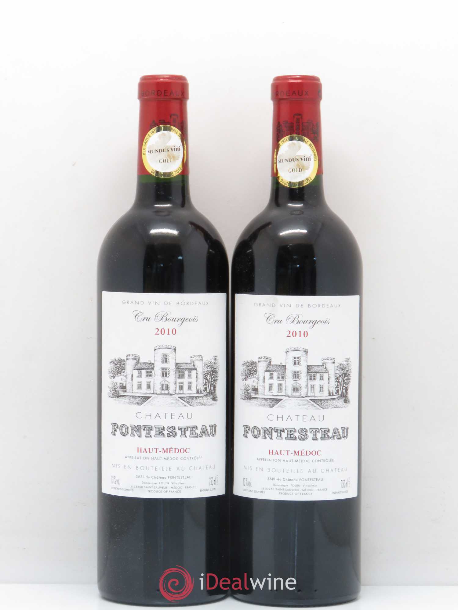 Château Fontesteau Cru Bourgeois 2010 - Lotto di 5 bottiglie - 2