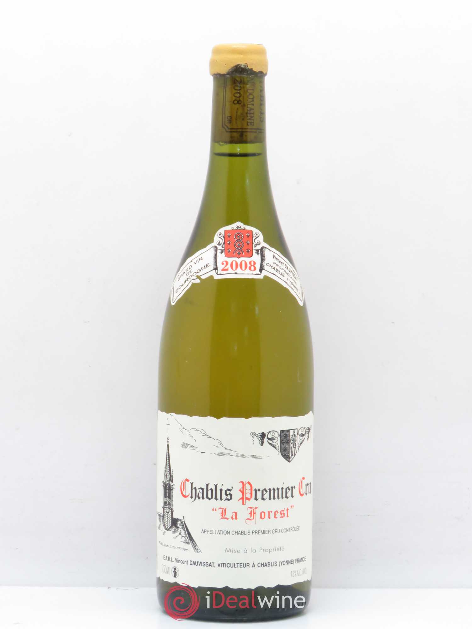 Chablis 1er Cru La Forest Vincent Dauvissat (Domaine) 2008 - Lot de 1 bouteille - 0