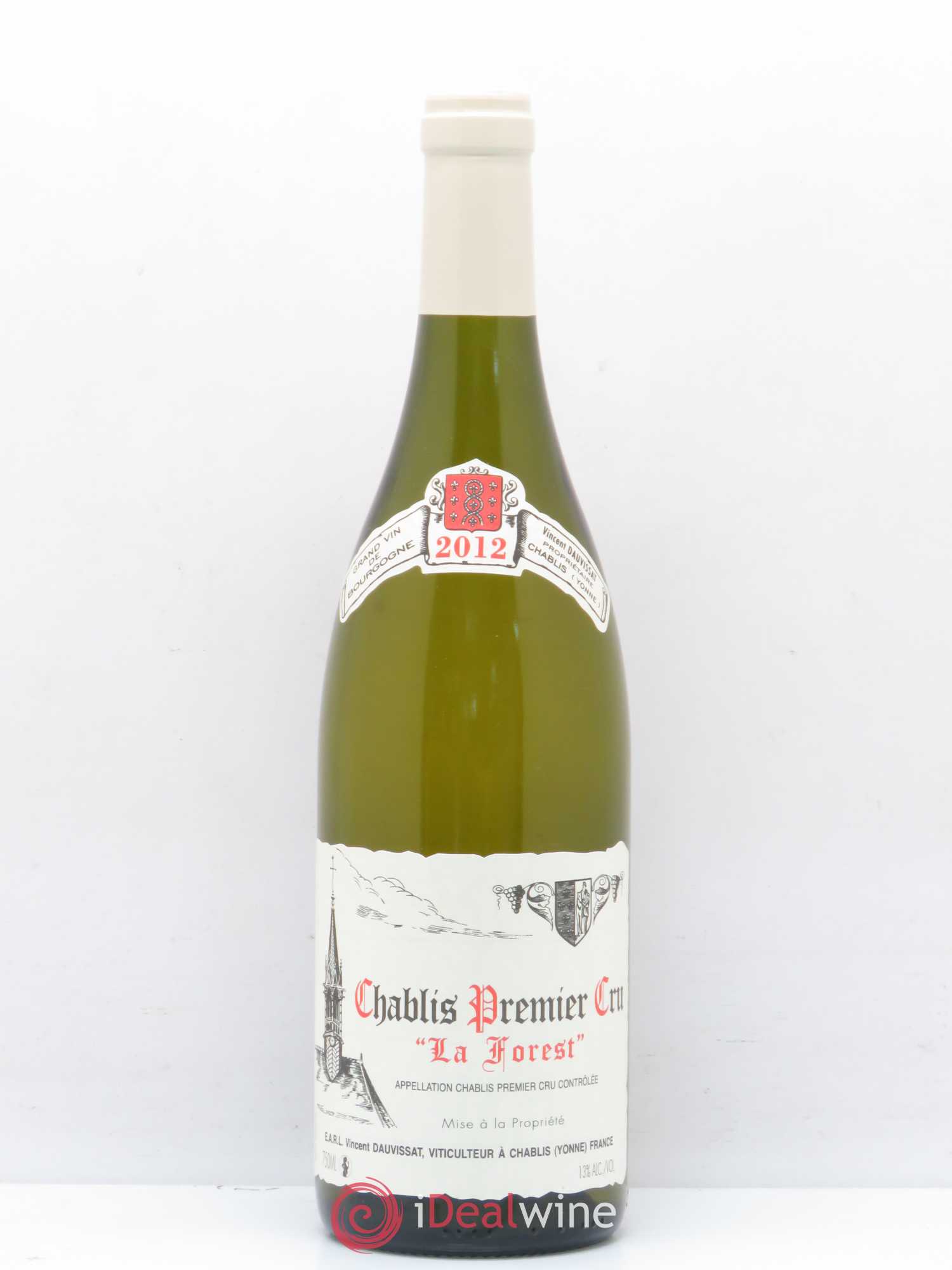 Chablis 1er Cru La Forest Vincent Dauvissat (Domaine) 2012 - Lot de 1 bouteille - 0
