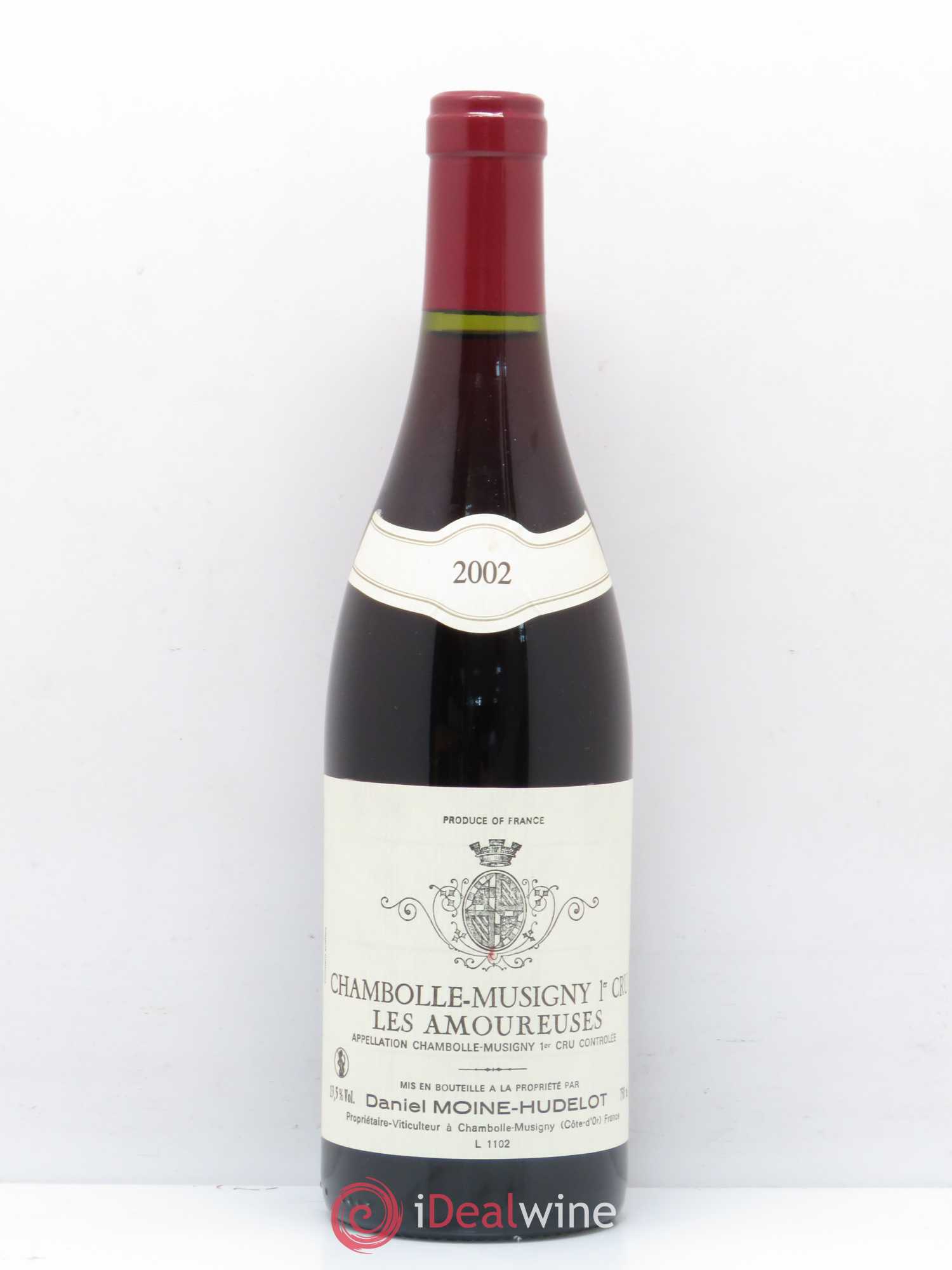 Chambolle-Musigny 1er Cru Les Amoureuses Moine-Hudelot (Domaine) 2002 - Lot de 1 bouteille - 0