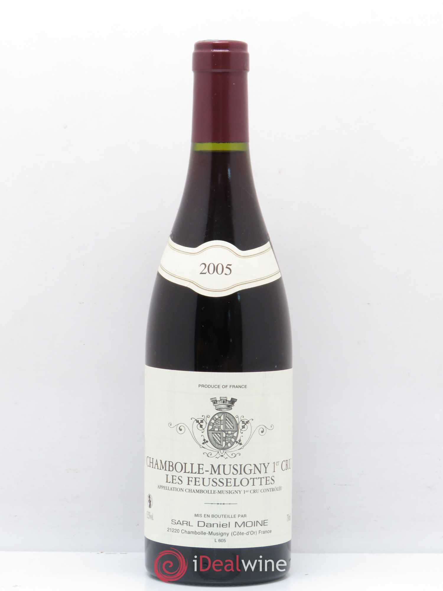 Chambolle-Musigny 1er Cru Les Feusselottes Moine-Hudelot (Domaine) 2005 - Lot de 1 bouteille - 0