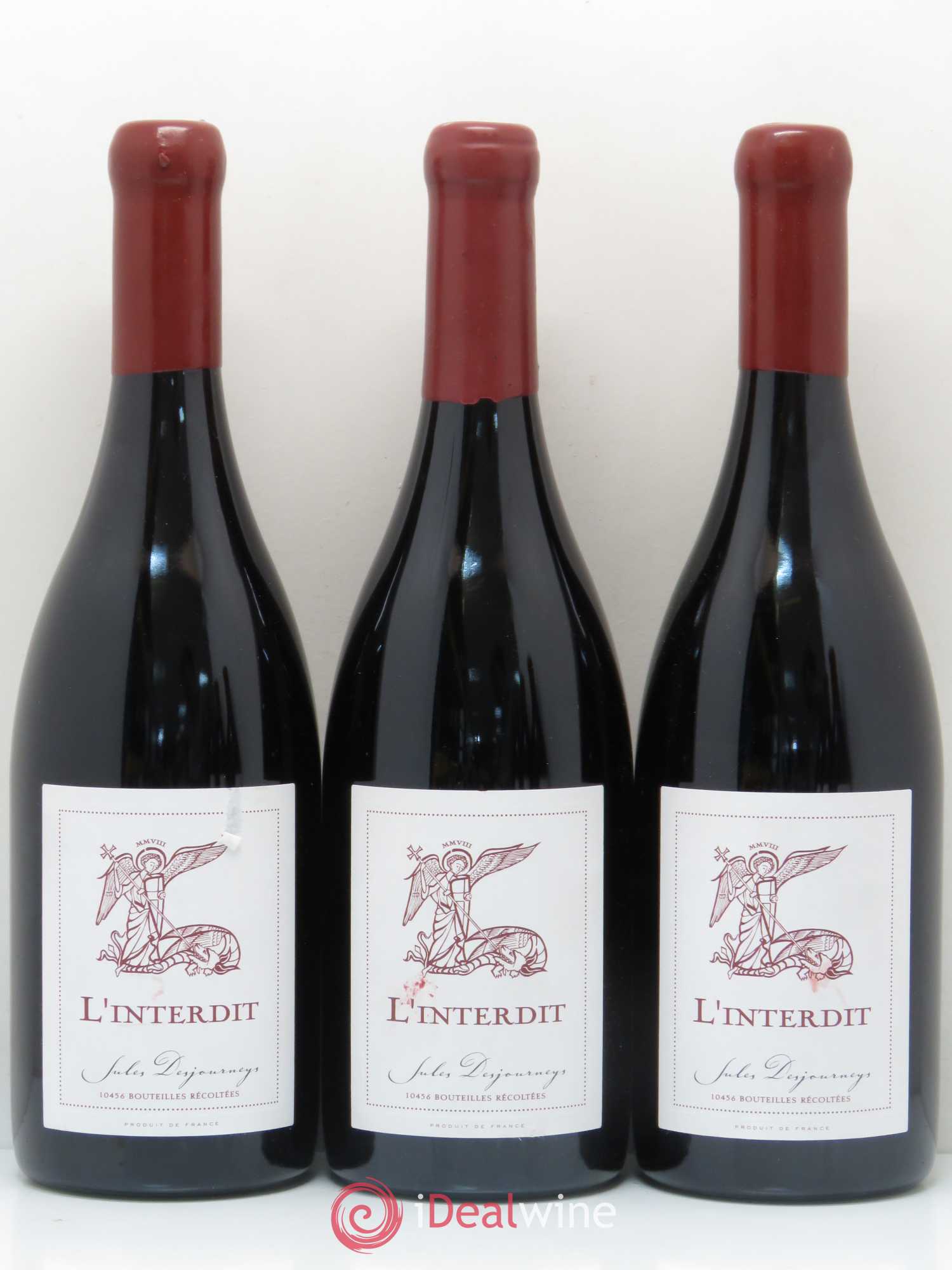 Vin de France L'interdit Jules Desjourneys 2008 - Posten von 6 Flaschen - 3